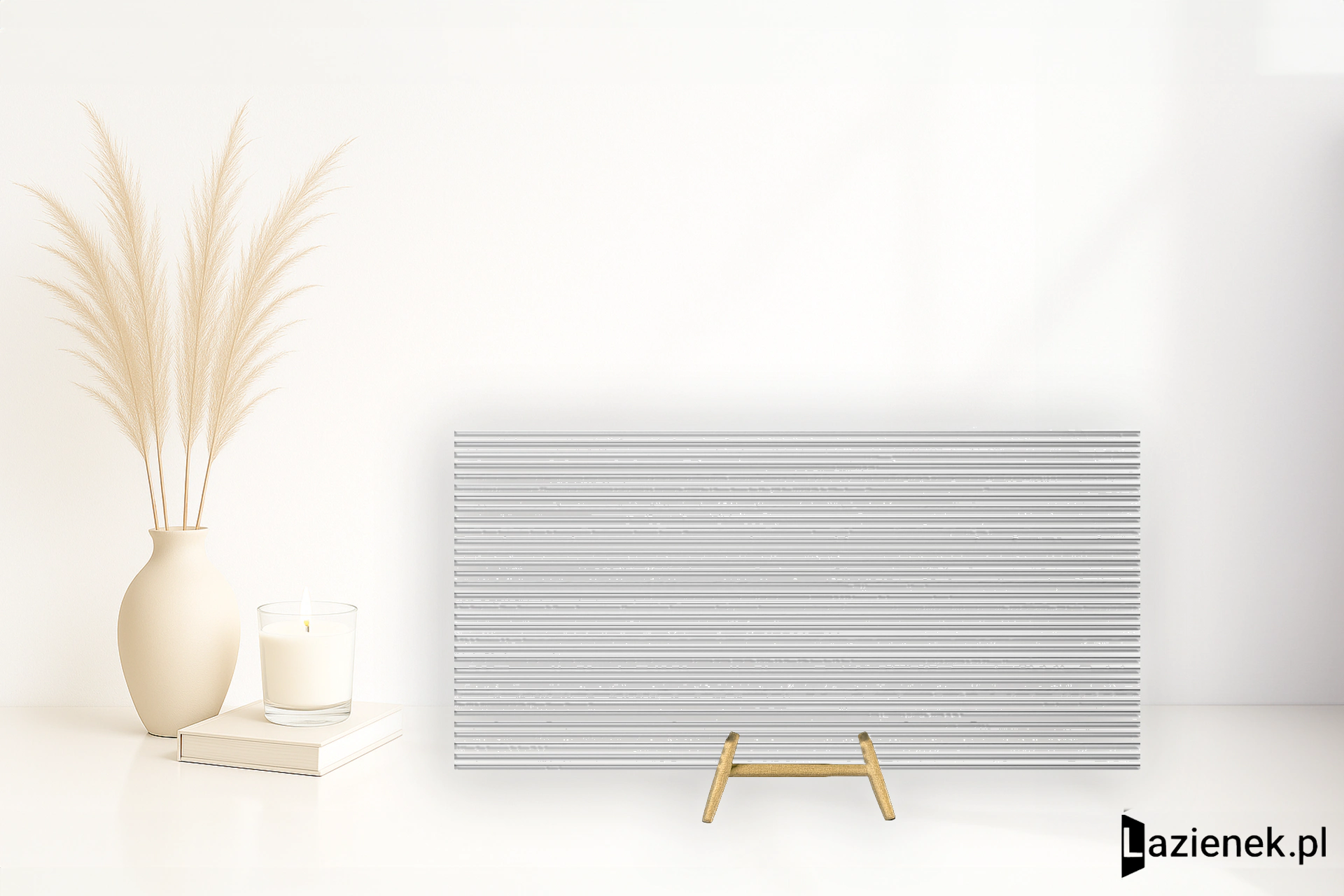 Refin Reliefs Stripe White matowa 60x120 cm gr. 9 mm - płytka rektyfikowana/RN07