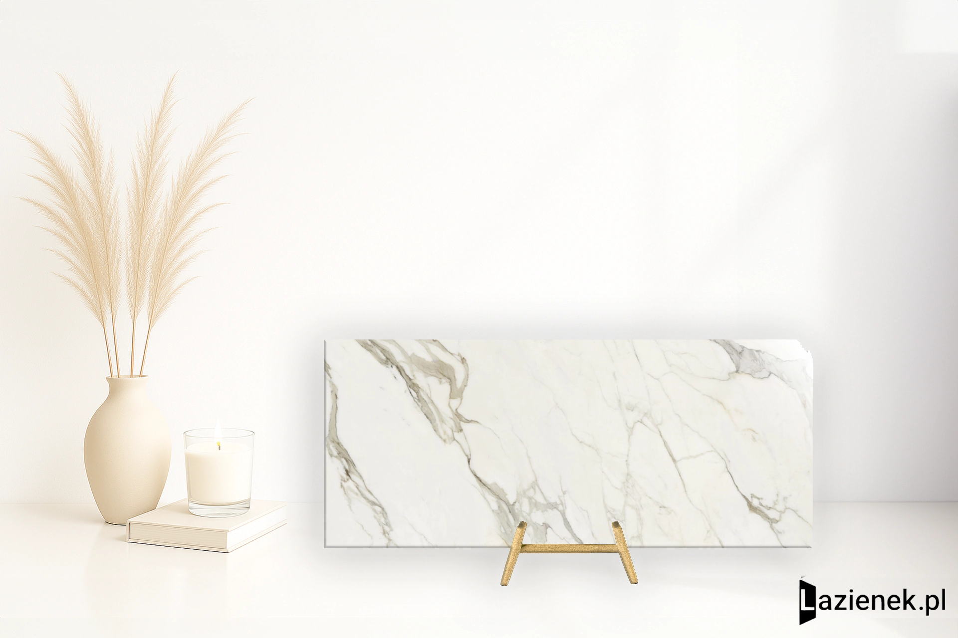 Rondine Canova Calacatta Gold błyszcząca 120x280 cm gr. 6 mm - płytka rektyfikowana / J90937