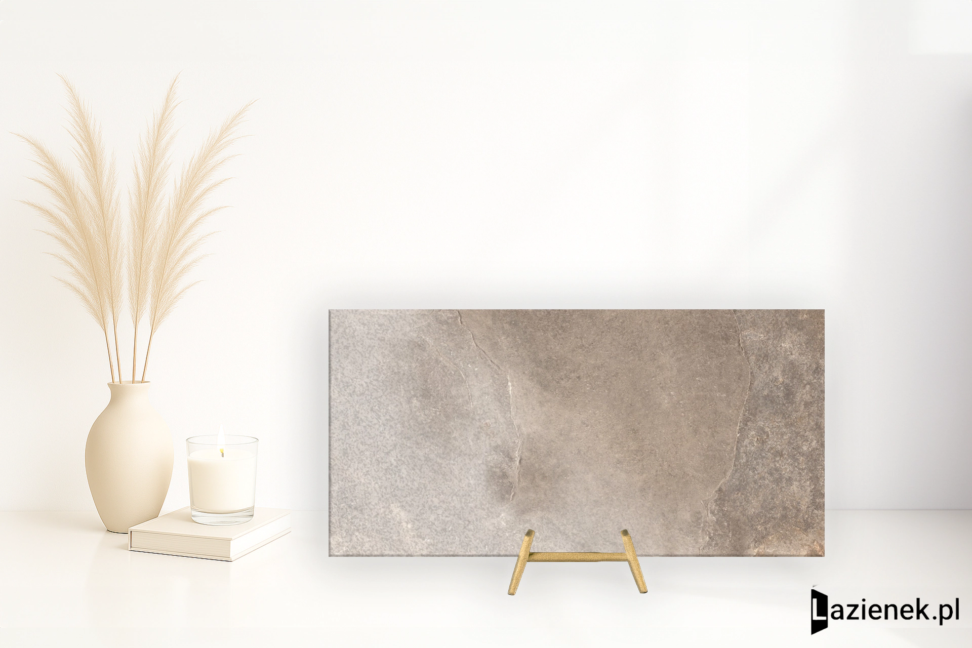 Rondine Ardesie Taupe błyszcząca 30x60 cm gr. 9 mm - płytka rektyfikowana / J87197