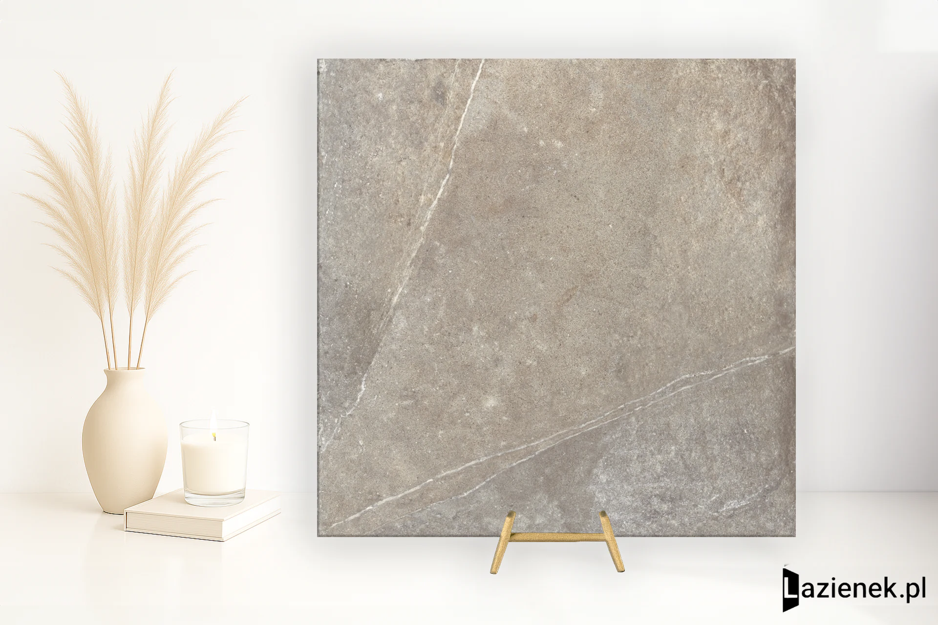 Rondine Pietre Di Fiume Tortora matowa 60x60 cm gr. 9 mm - płytka rektyfikowana / J86307