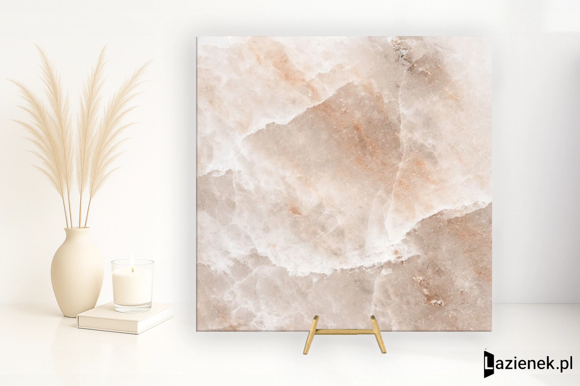 Rondine Himalaya Coral błyszcząca 60x60 cm gr. 9 mm - płytka rektyfikowana / J90958