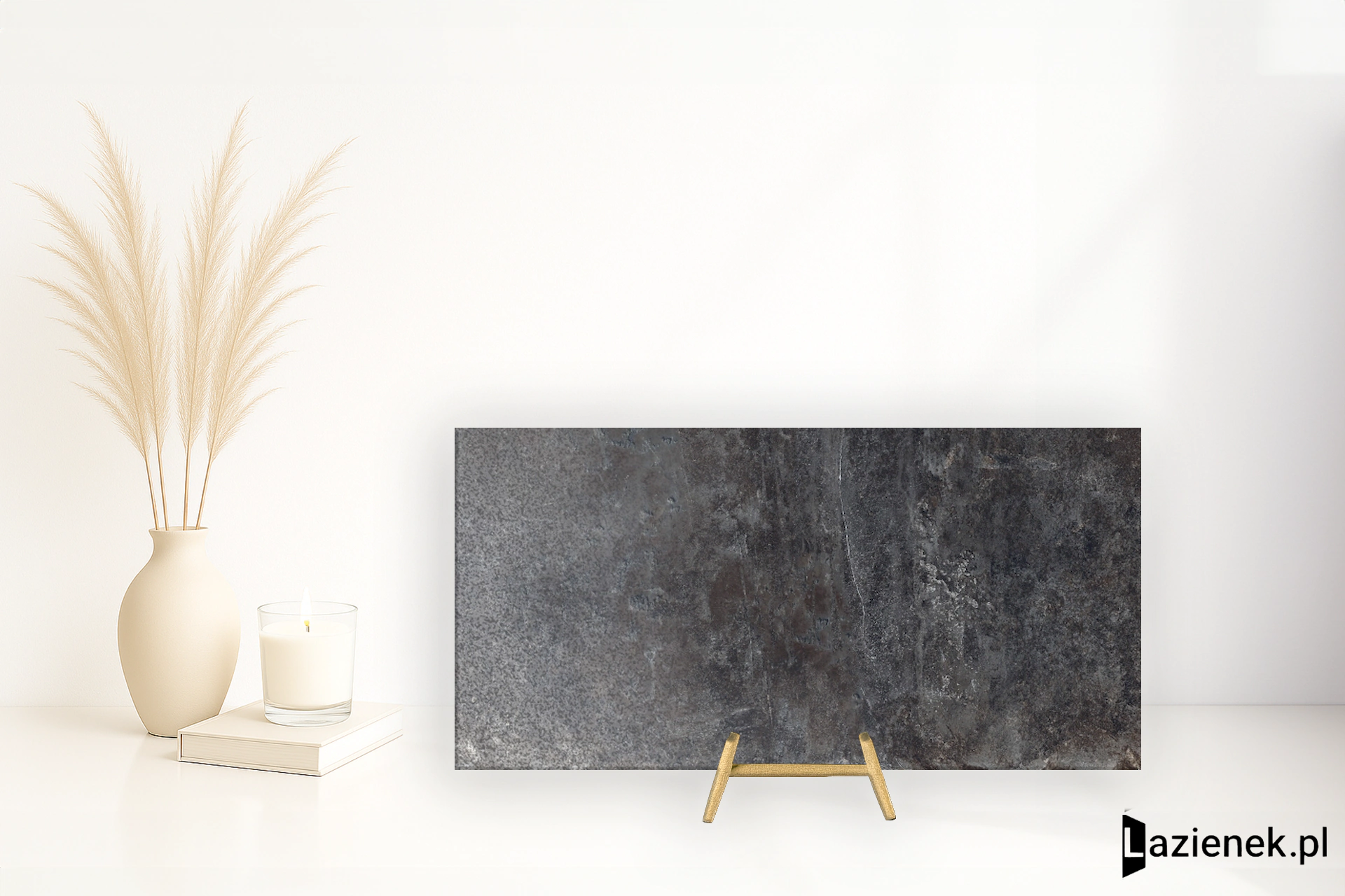 Rondine Ardesie Dark błyszcząca 30x60 cm gr. 9 mm - płytka rektyfikowana / J87194