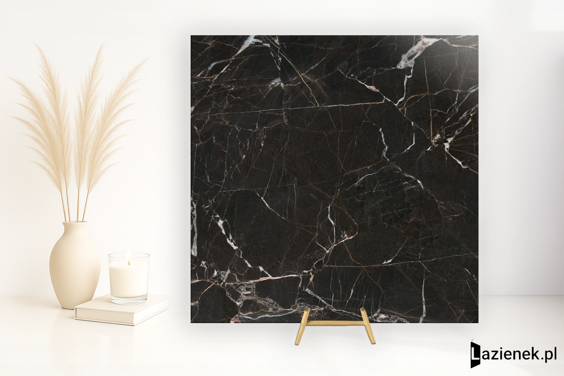 Rondine Canova Emperador błyszcząca 120x120 cm gr. 6 mm - płytka rektyfikowana / J90932