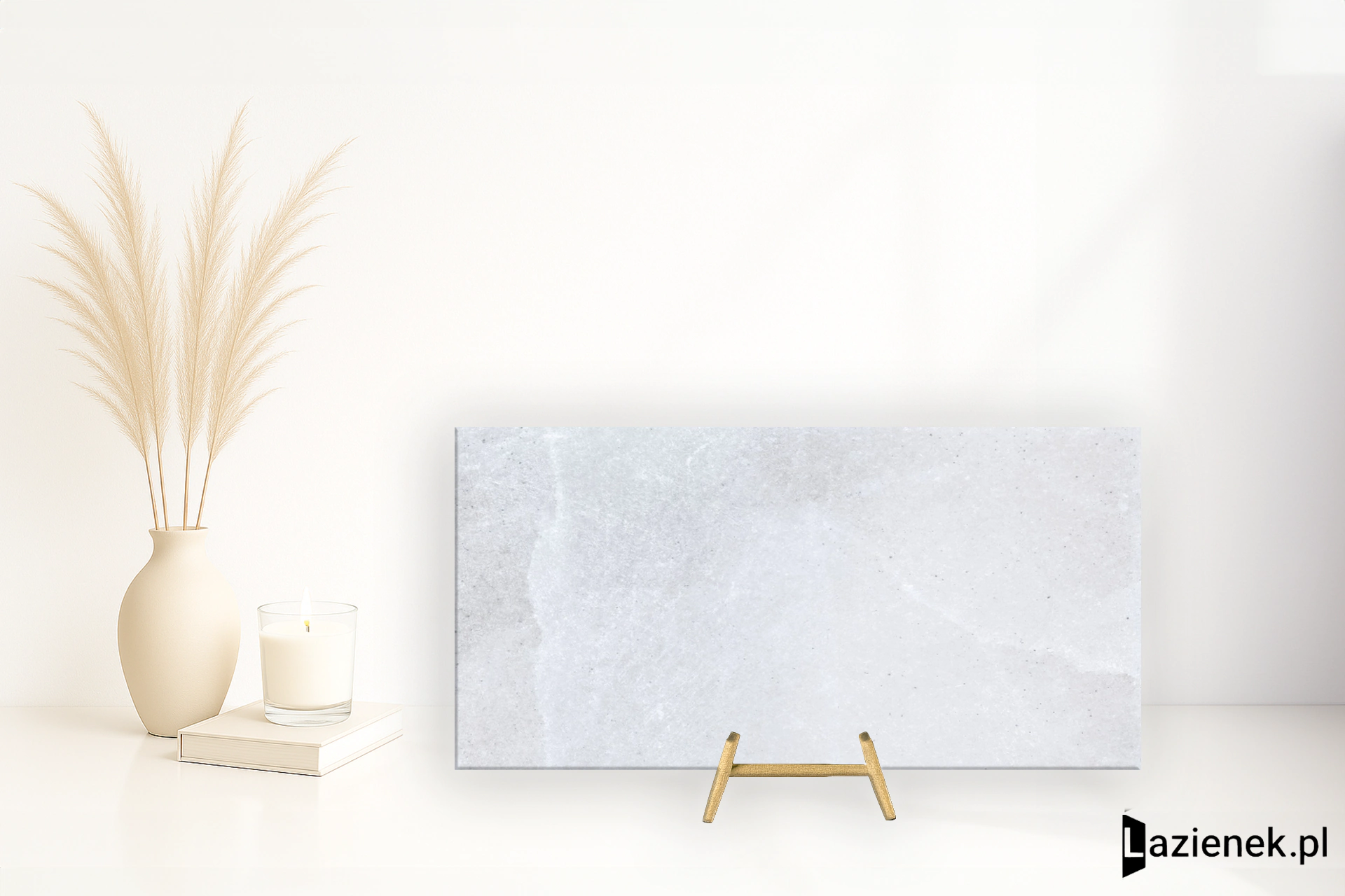 Rondine Himalaya White błyszcząca 60x120 cm gr. 9 mm - płytka rektyfikowana / J90570