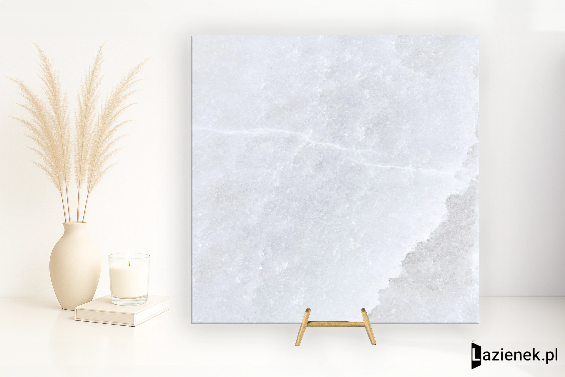 Rondine Himalaya White matowa 60x60 cm gr. 9 mm - płytka rektyfikowana / J90955