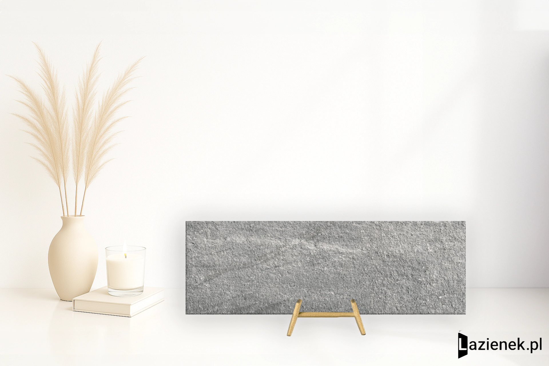 Rondine Le Cave Onsernone Grigio matowa 40x120 cm gr. 20 mm - płytka rektyfikowana / J88528