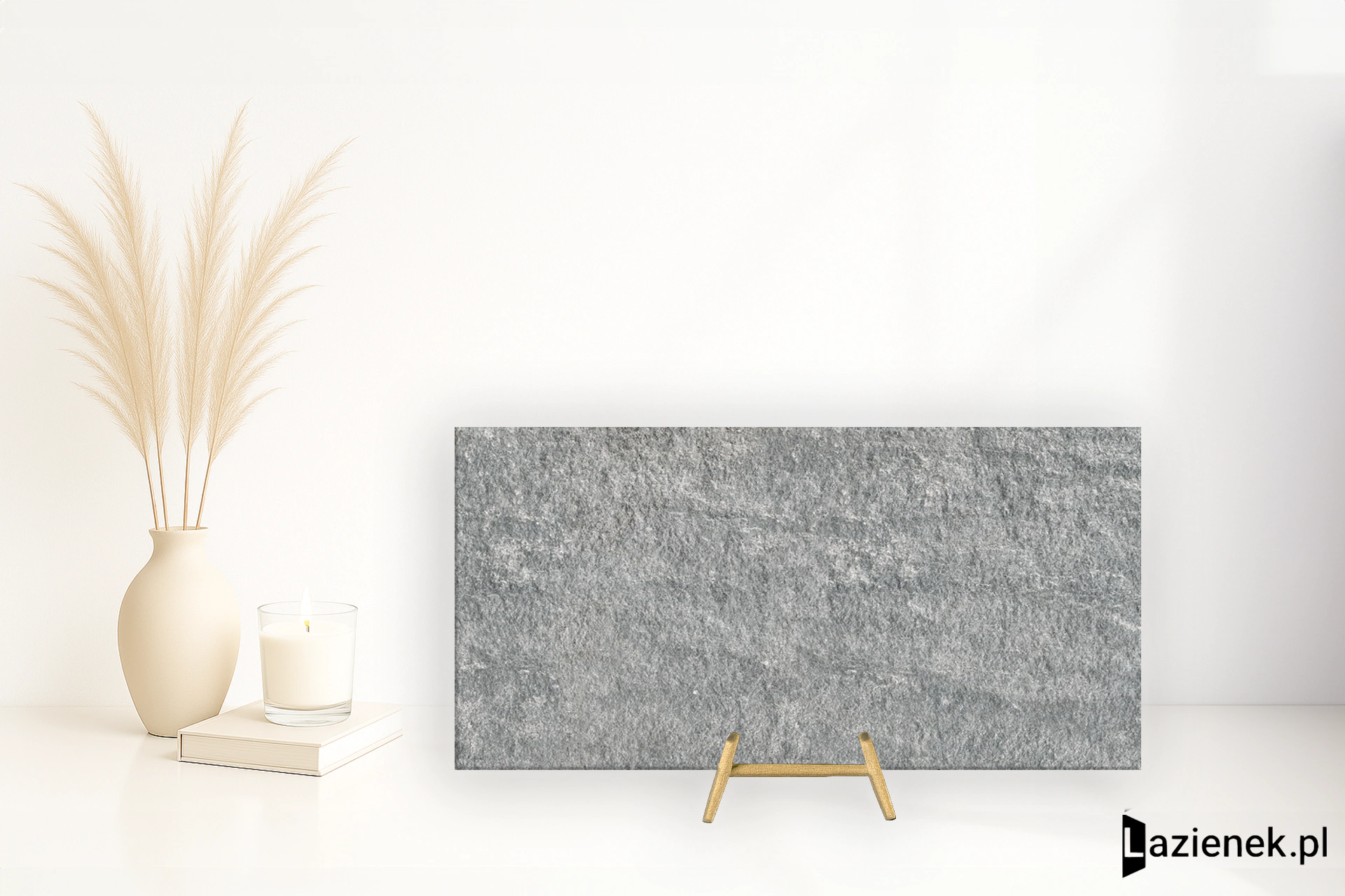 Rondine Le Cave Onsernone Grigio matowa 20.3x40.6 cm gr. 9 mm - płytka nierektyfikowana / J88534