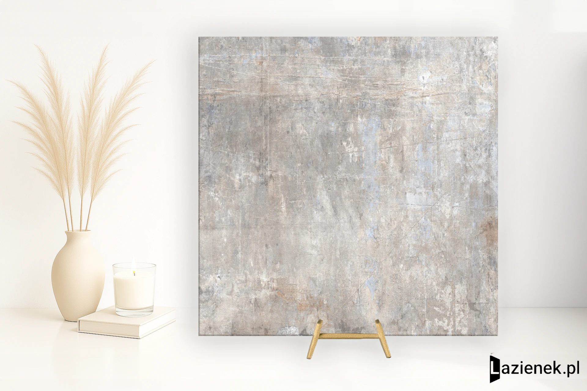 Rondine Murales Grey matowa 80x80 cm gr. 9 mm - płytka rektyfikowana / J87997