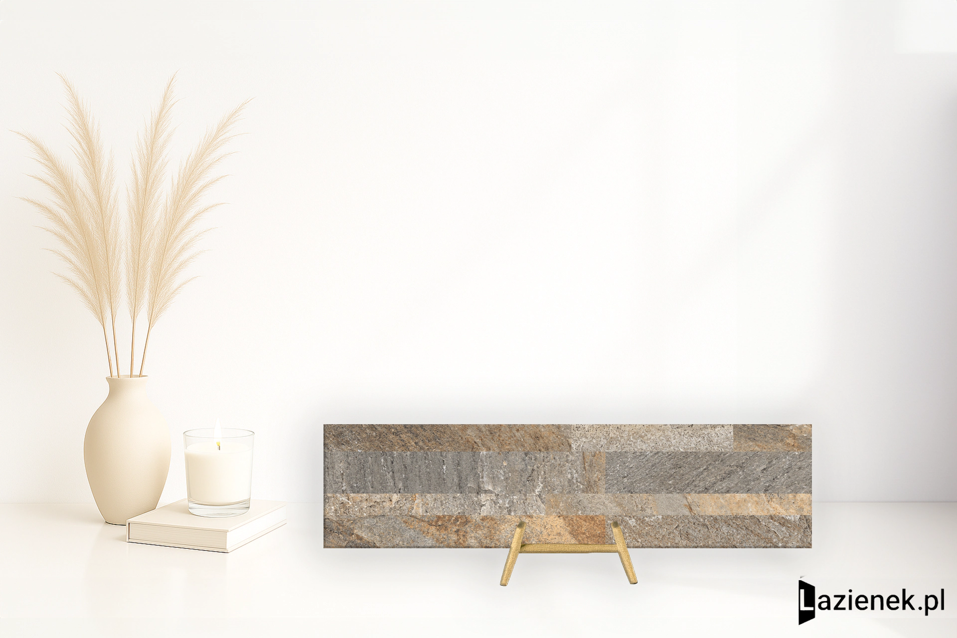 Rondine Quarzite 3D Porfido z effektem 3d 15x61 cm gr. 7 mm - płytka nierektyfikowana / J91230