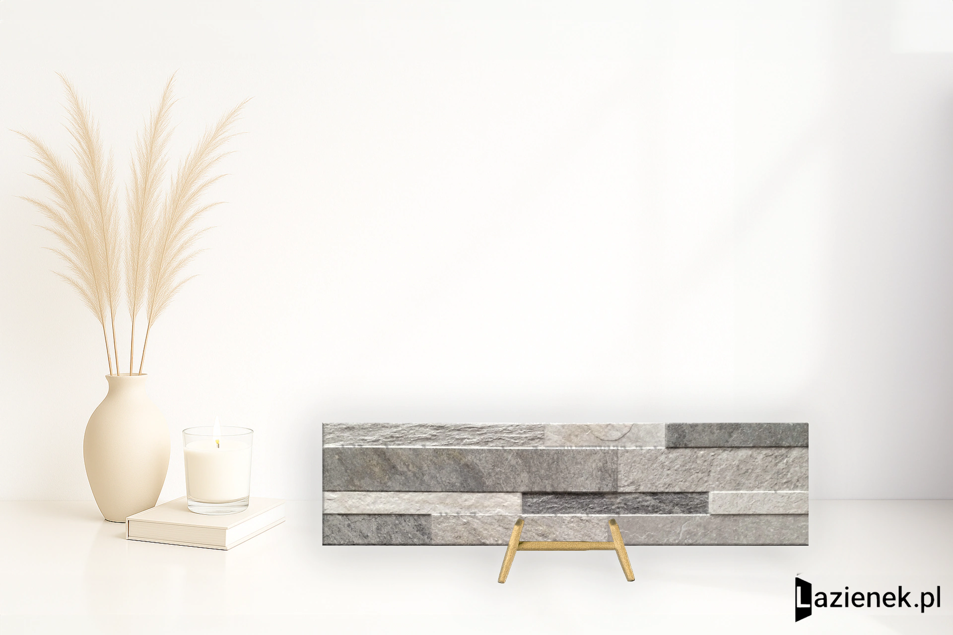 Rondine Quarzi 3D Grey matowa 15x61 cm gr. 7 mm - płytka nierektyfikowana / J87437
