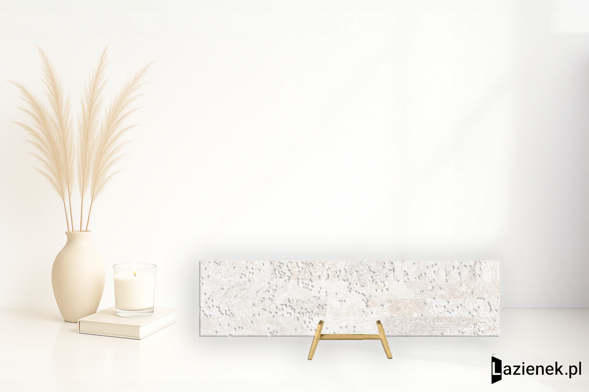 Rondine Quarzite 3D Bianco z effektem 3d 15x61 cm gr. 7 mm - płytka nierektyfikowana / J91227