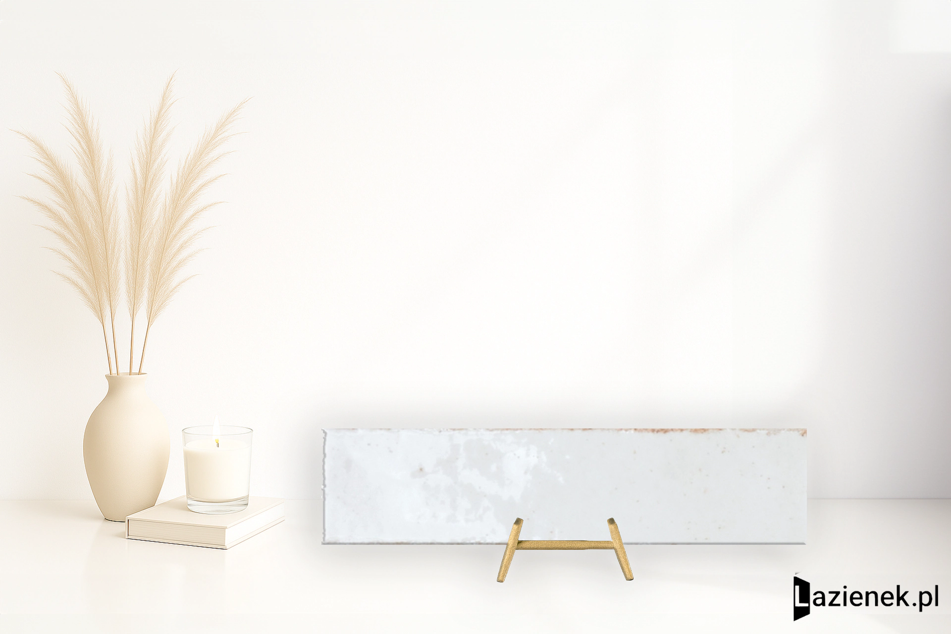 Rondine Soho White matowa 6x25 cm gr. 10 mm - płytka nierektyfikowana / J89528