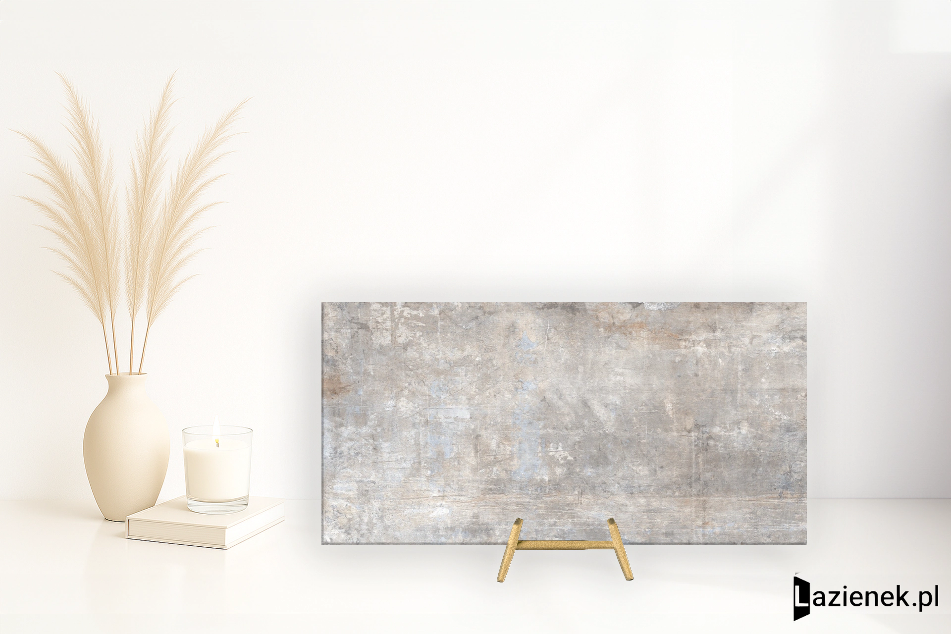 Rondine Murales Grey matowa 40x80 cm gr. 9 mm - płytka rektyfikowana / J88001