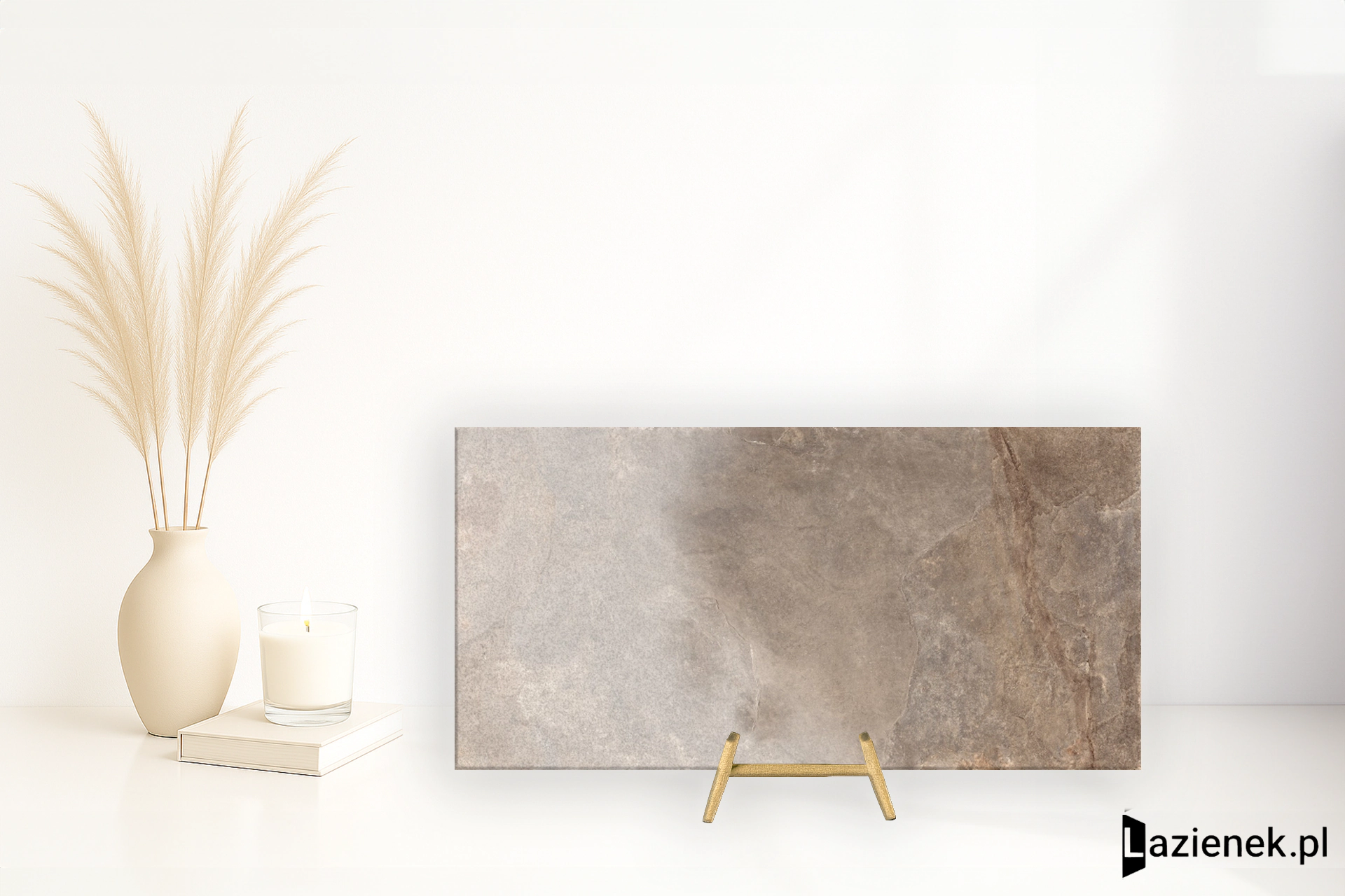 Rondine Ardesie Taupe błyszcząca 60x120 cm gr. 9 mm - płytka rektyfikowana / J87191