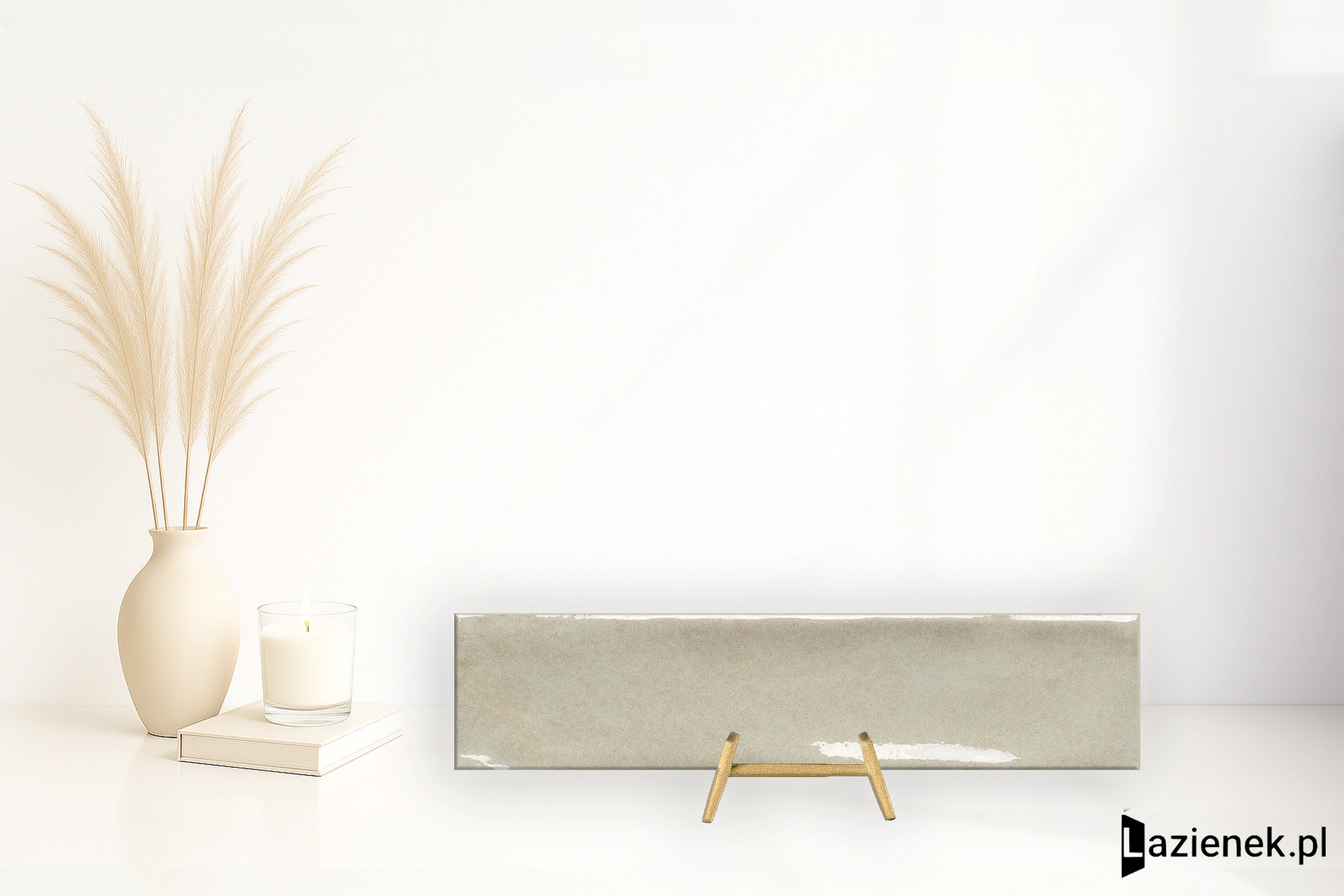 Rondine Marrakech Ivory wysoki połysk 4.8x20 cm gr. 10 mm - płytka nierektyfikowana / J92233