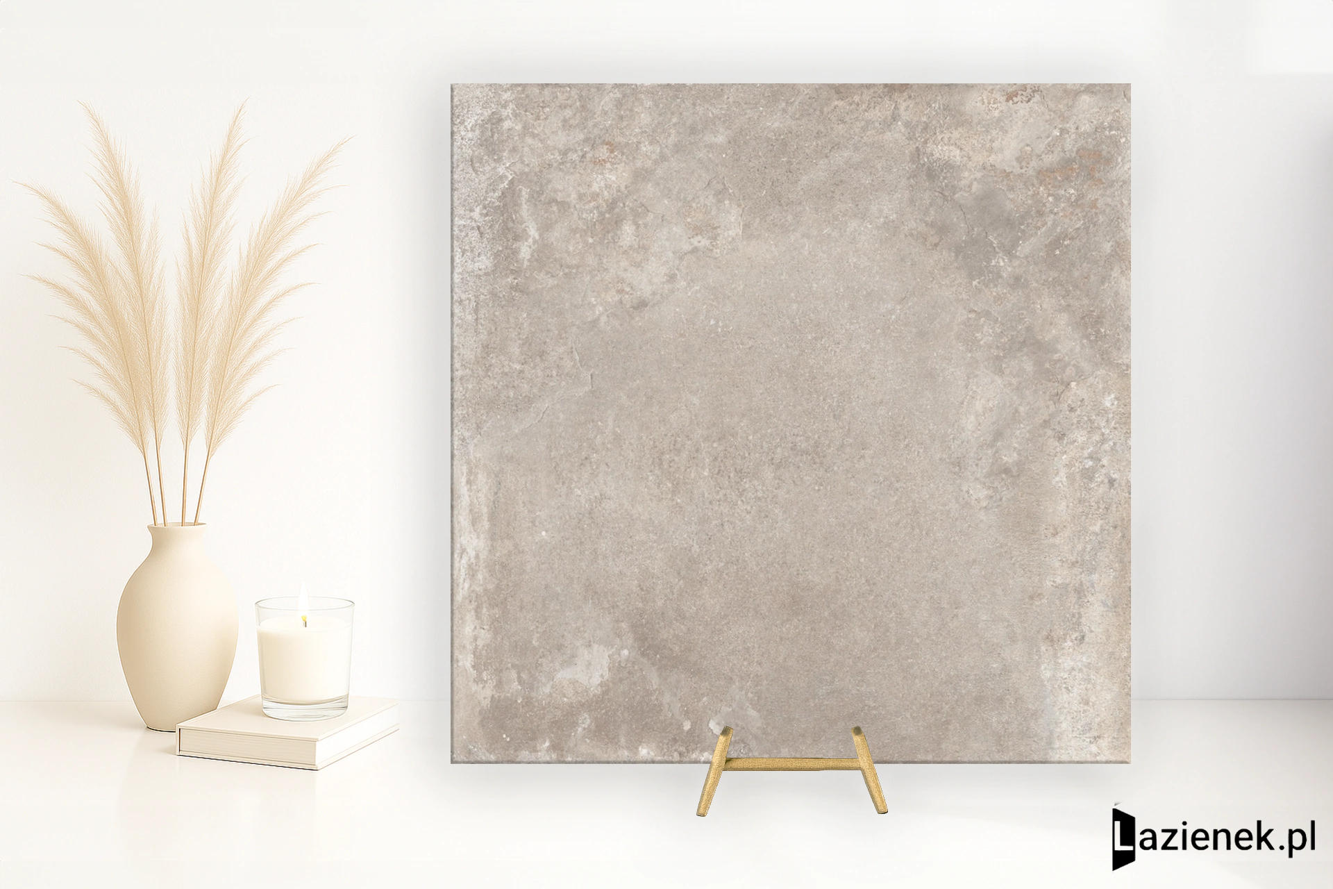 Rondine Provence Light Grey matowa 100x100 cm gr. 9 mm - płytka rektyfikowana / J89579