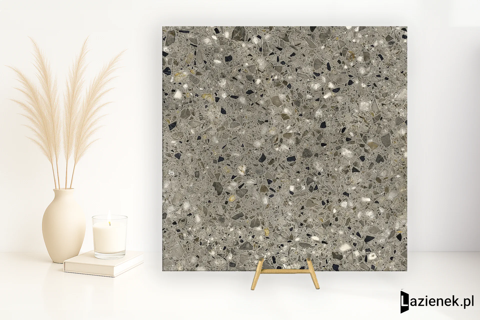 Saime Frammenta Grigio naturalna 60x60 cm gr. 9 mm - płytka rektyfikowana / 8658465