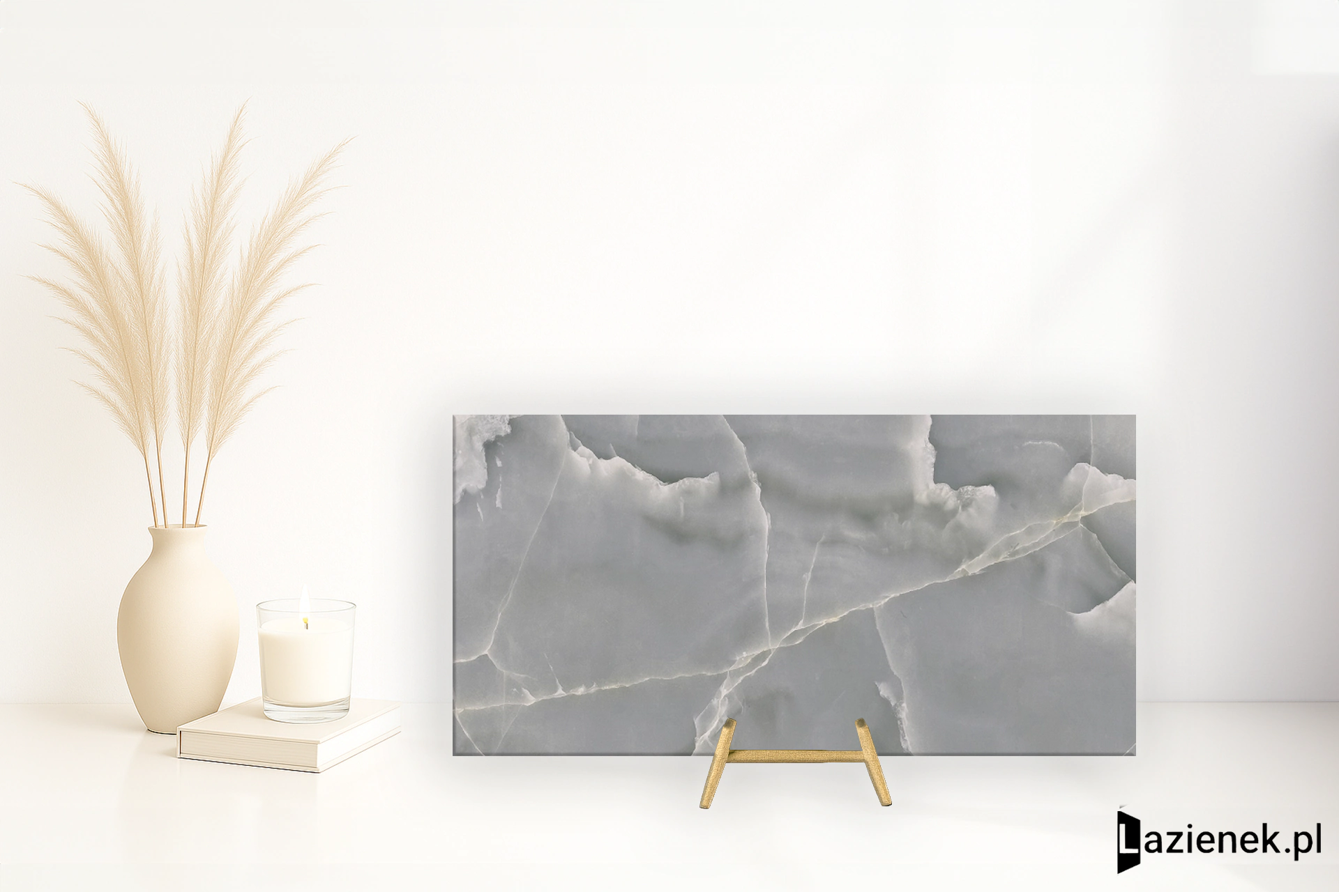 Saime Shine Azzurro naturalna 45x90 cm gr. 6 mm - płytka rektyfikowana / T624017