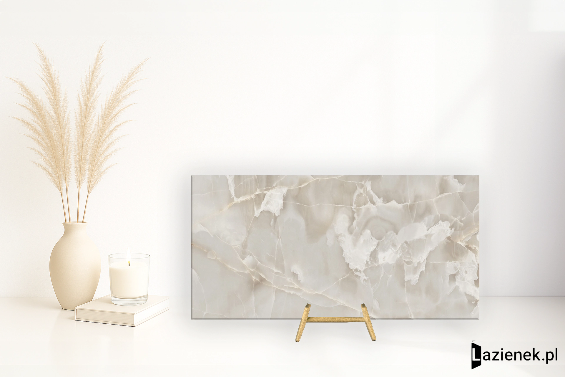 Saime Shine Bianco gładka 60x120 cm gr. 9 mm - płytka nierektyfikowana / 8660001