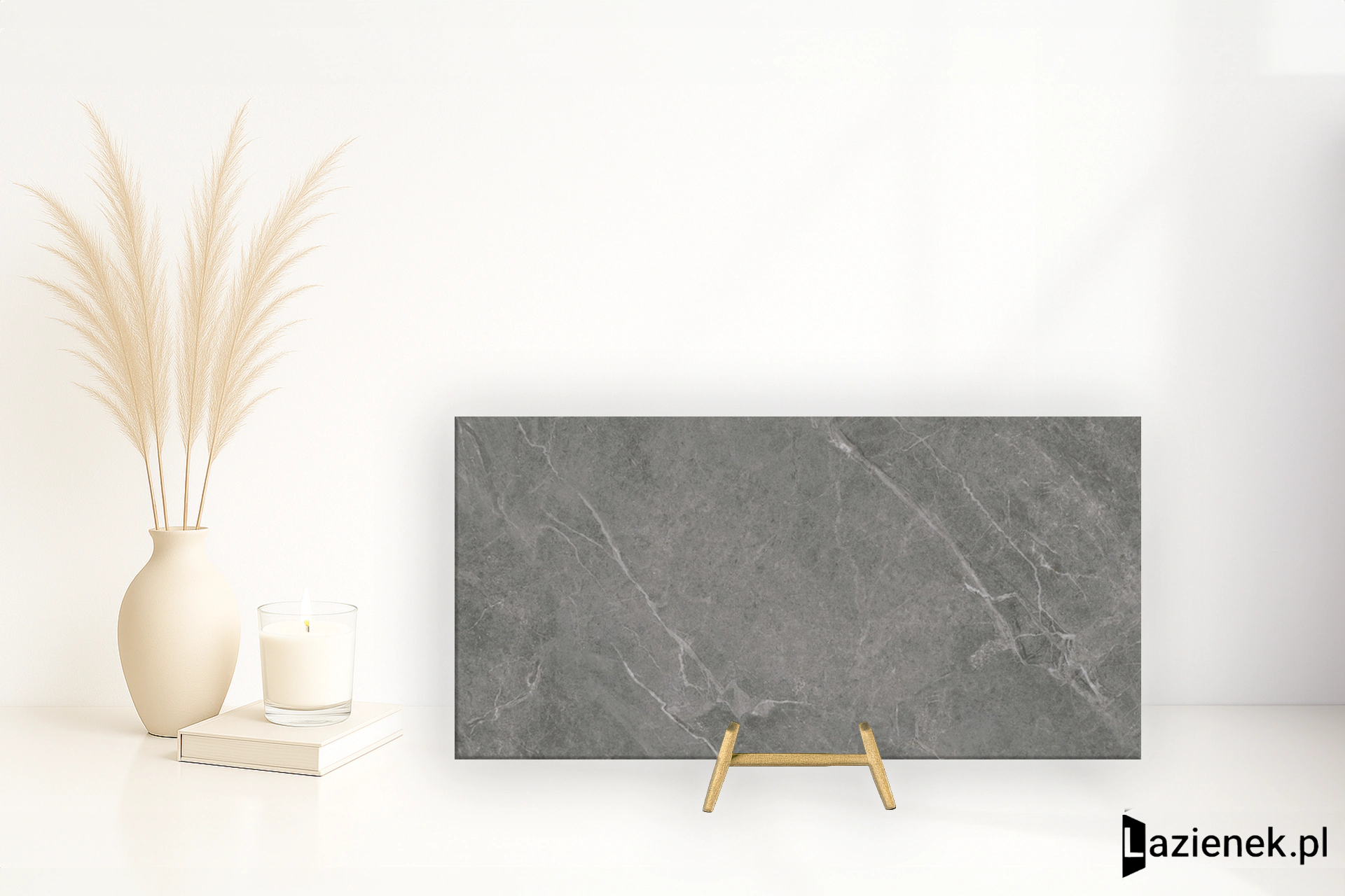 Saime Cave Baltic Grey błyszcząca 60x120 cm gr. 9 mm - płytka rektyfikowana / 8601901