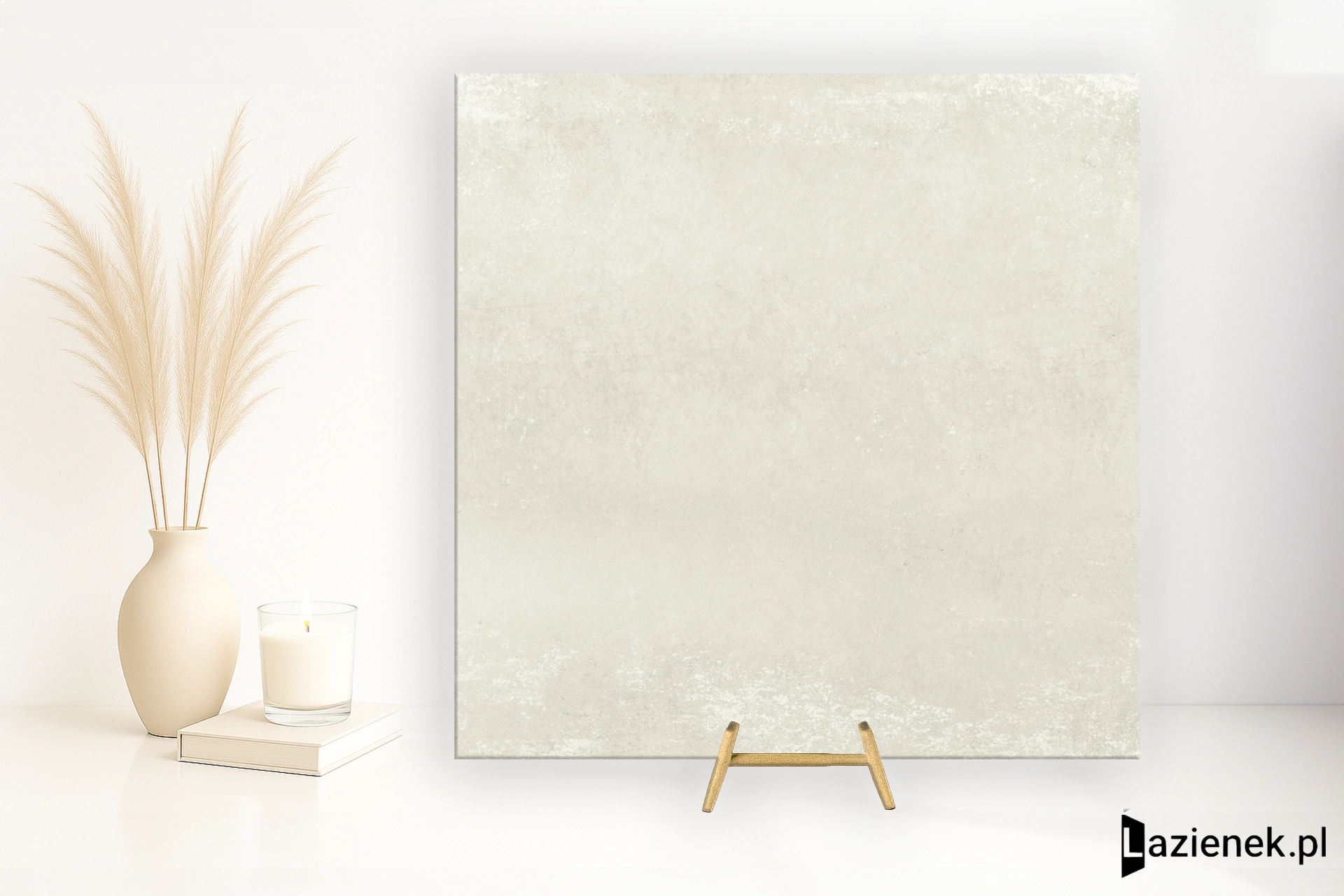 Saime Ferrocemento Bianco błyszcząca 120x120 cm gr. 6 mm - płytka rektyfikowana / T810985