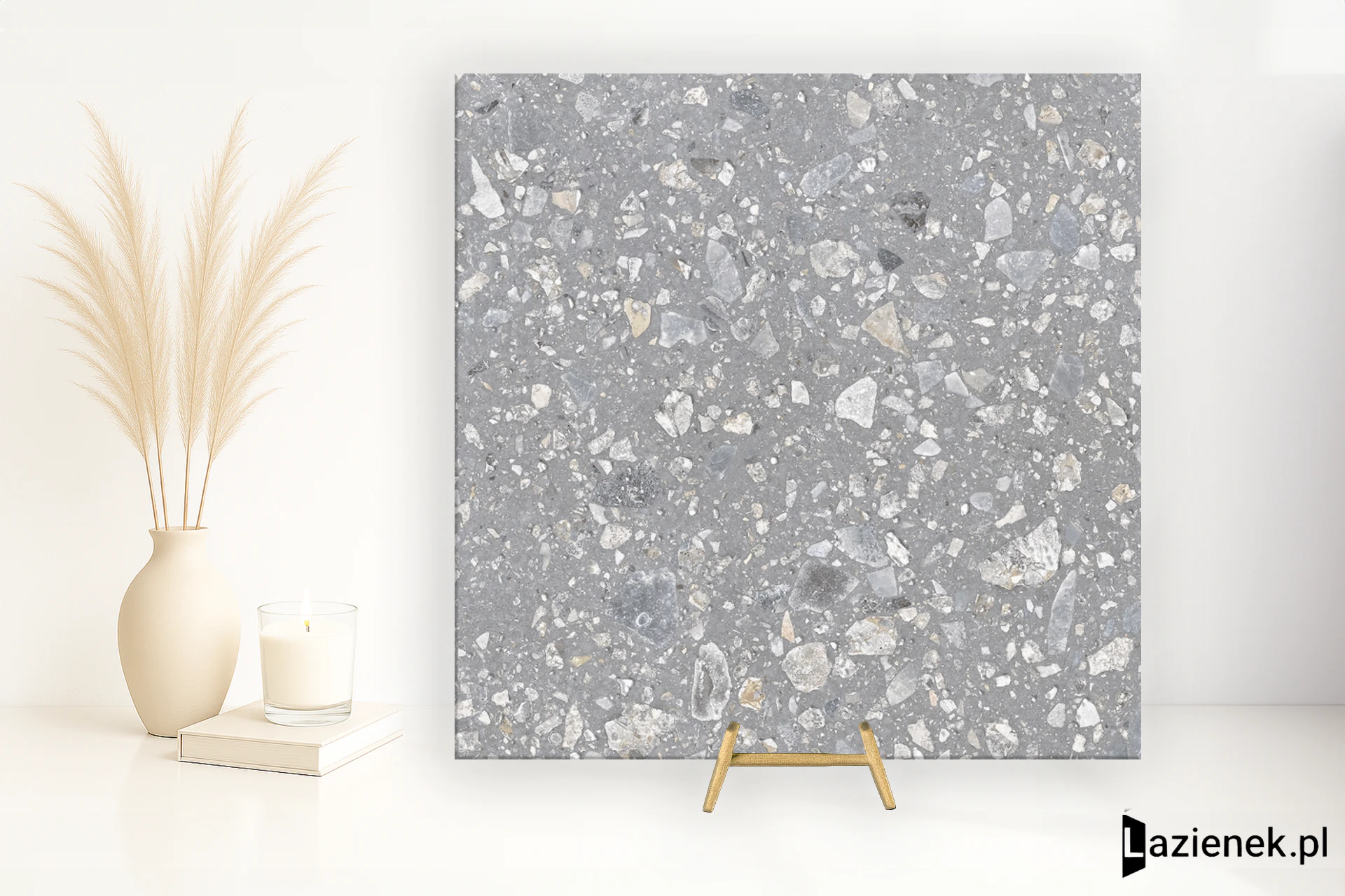 Saime Grestone Grey antypoślizgowa 60x60 cm gr. 9 mm - płytka rektyfikowana / T680201