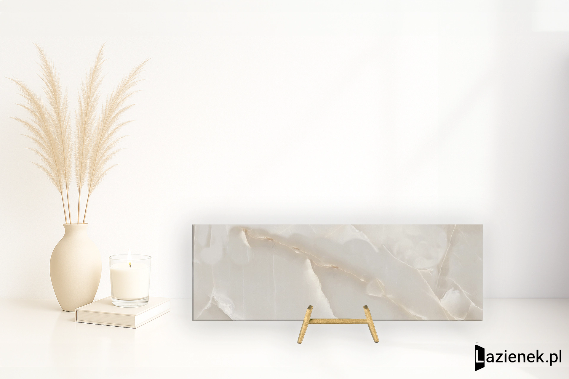 Saime Shine Bianco naturalna 30x90 cm gr. 6 mm - płytka rektyfikowana / T624029