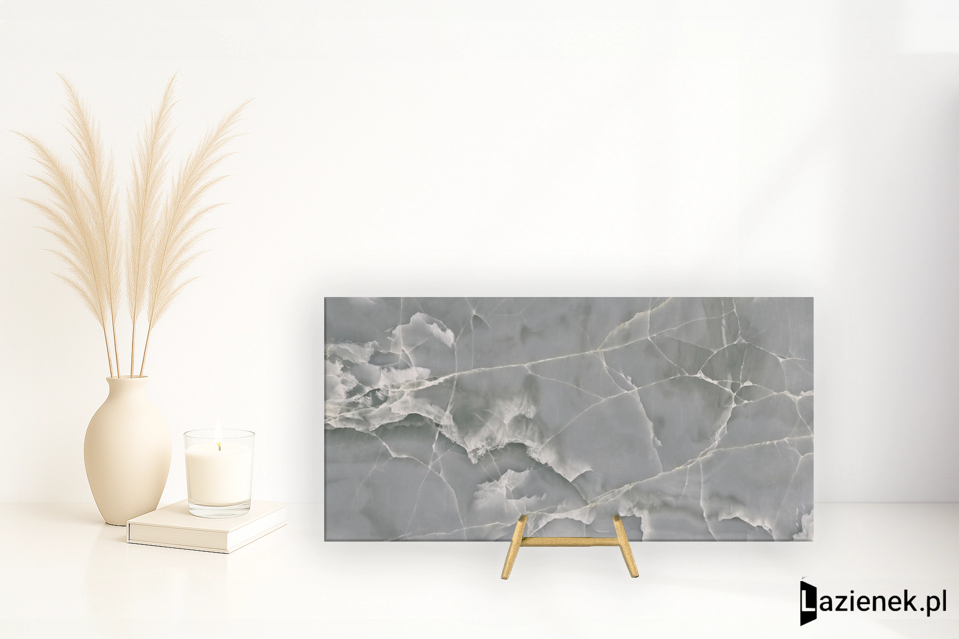 Saime Shine Azzurro błyszcząca 60x120 cm gr. 9 mm - płytka rektyfikowana / 8660115