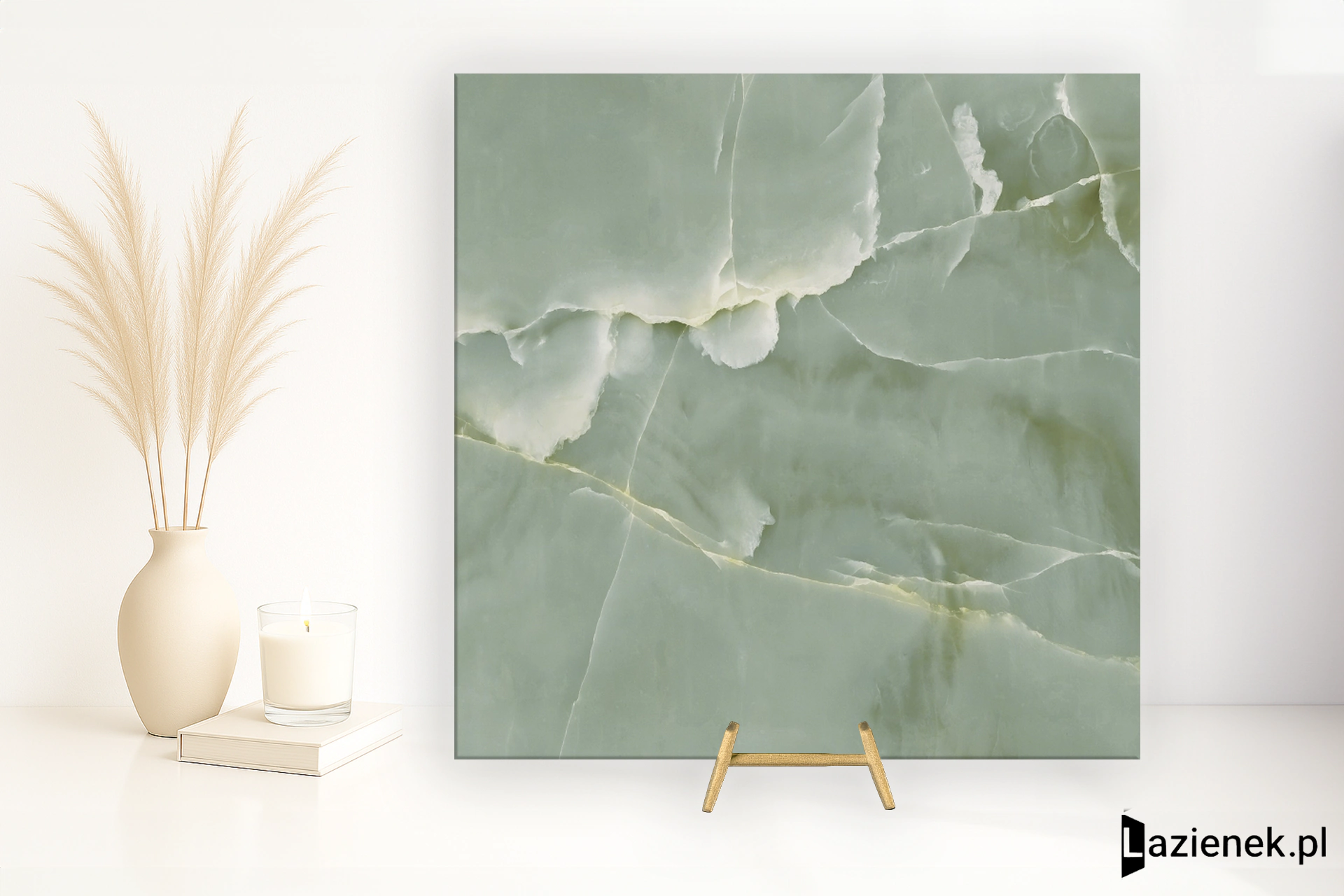 Saime Shine Acquamarina błyszcząca 90x90 cm gr. 6 mm - płytka rektyfikowana / T624108