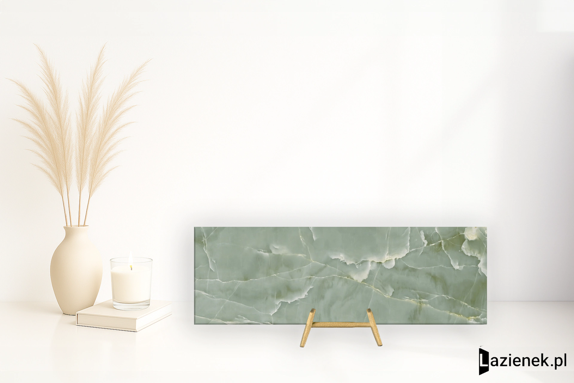 Saime Shine Acquamarina naturalna 90x270 cm gr. 6 mm - płytka rektyfikowana / T624006
