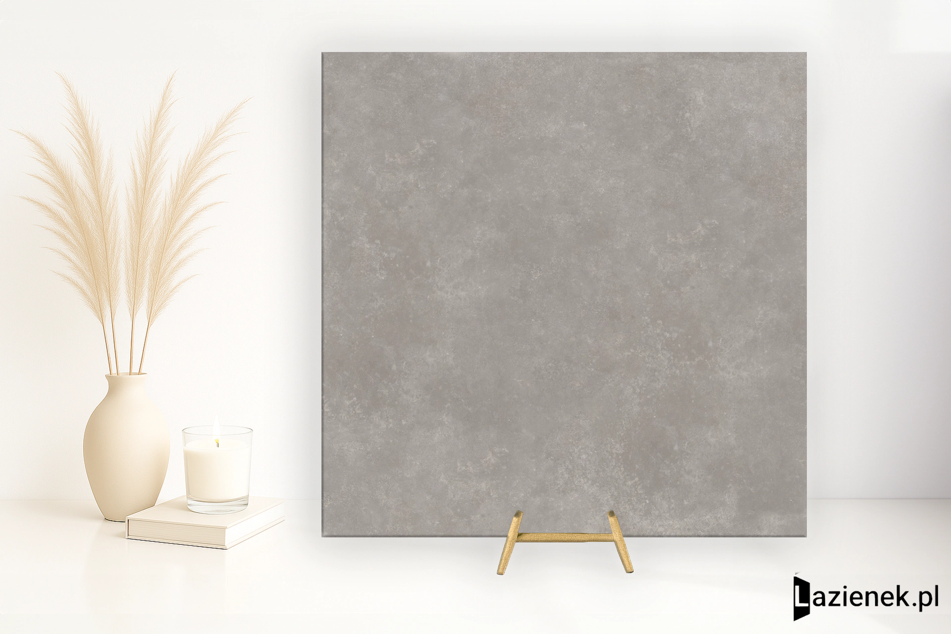 Saime Icon Ash naturalna 120x120 cm gr. 9 mm - płytka rektyfikowana / T680028