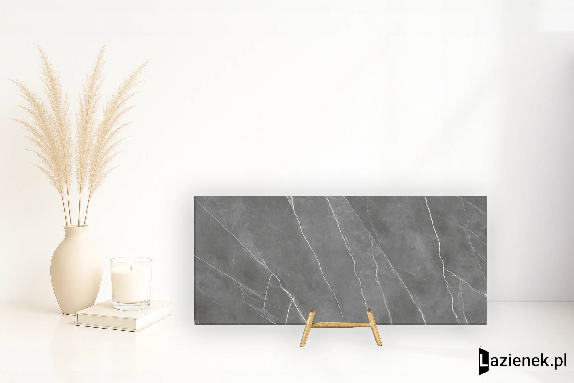 Saime Royal Grey B gładka 120x278 cm gr. 6 mm - płytka rektyfikowana / T6002B3