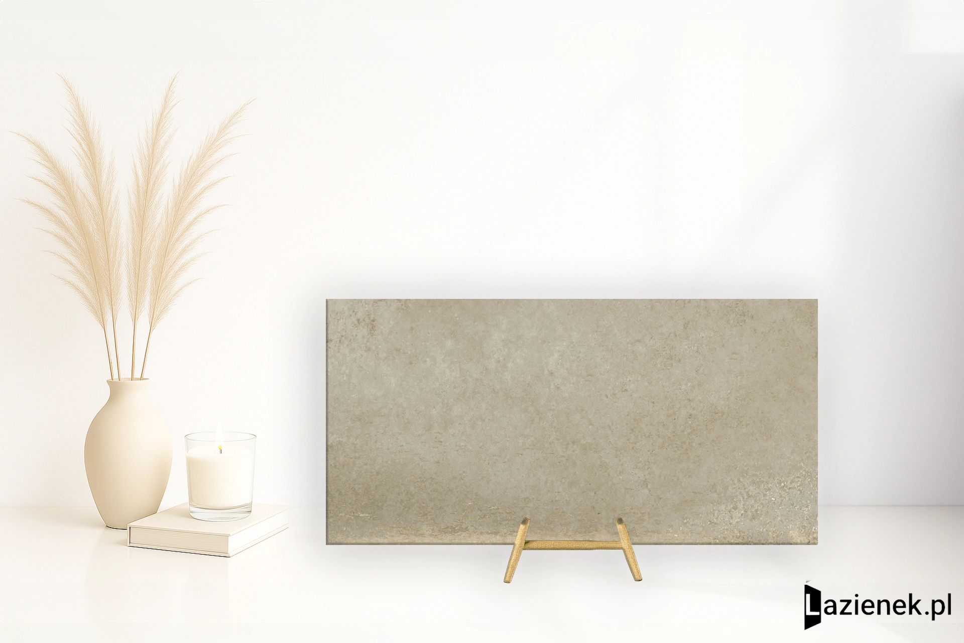 Saime Ferrocemento Fango naturalna 60x120 cm gr. 6 mm - płytka rektyfikowana / T801695