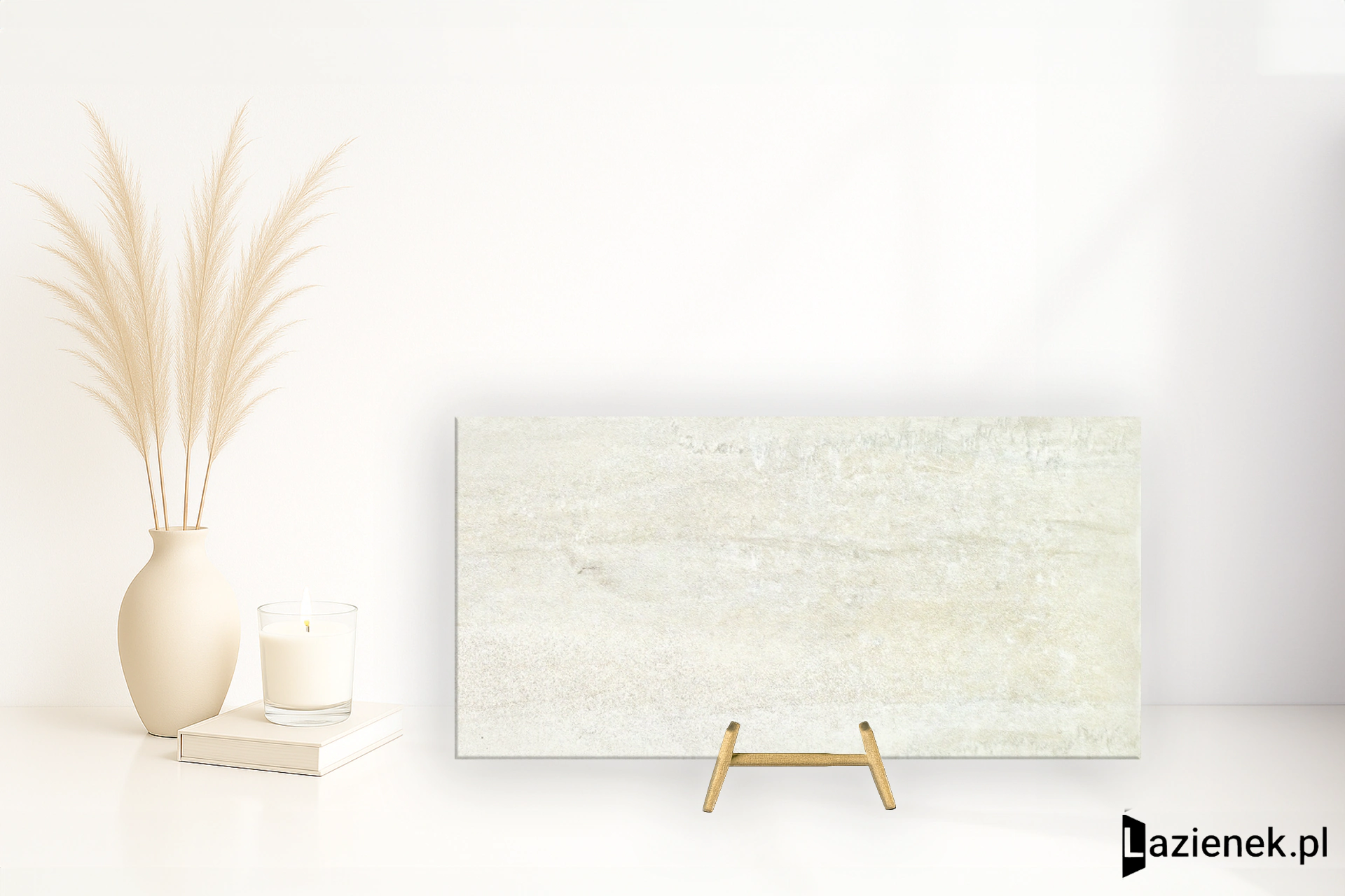 Saime Kaleido Bianco naturalna 45x90 cm gr. 9 mm - płytka rektyfikowana / 8656535