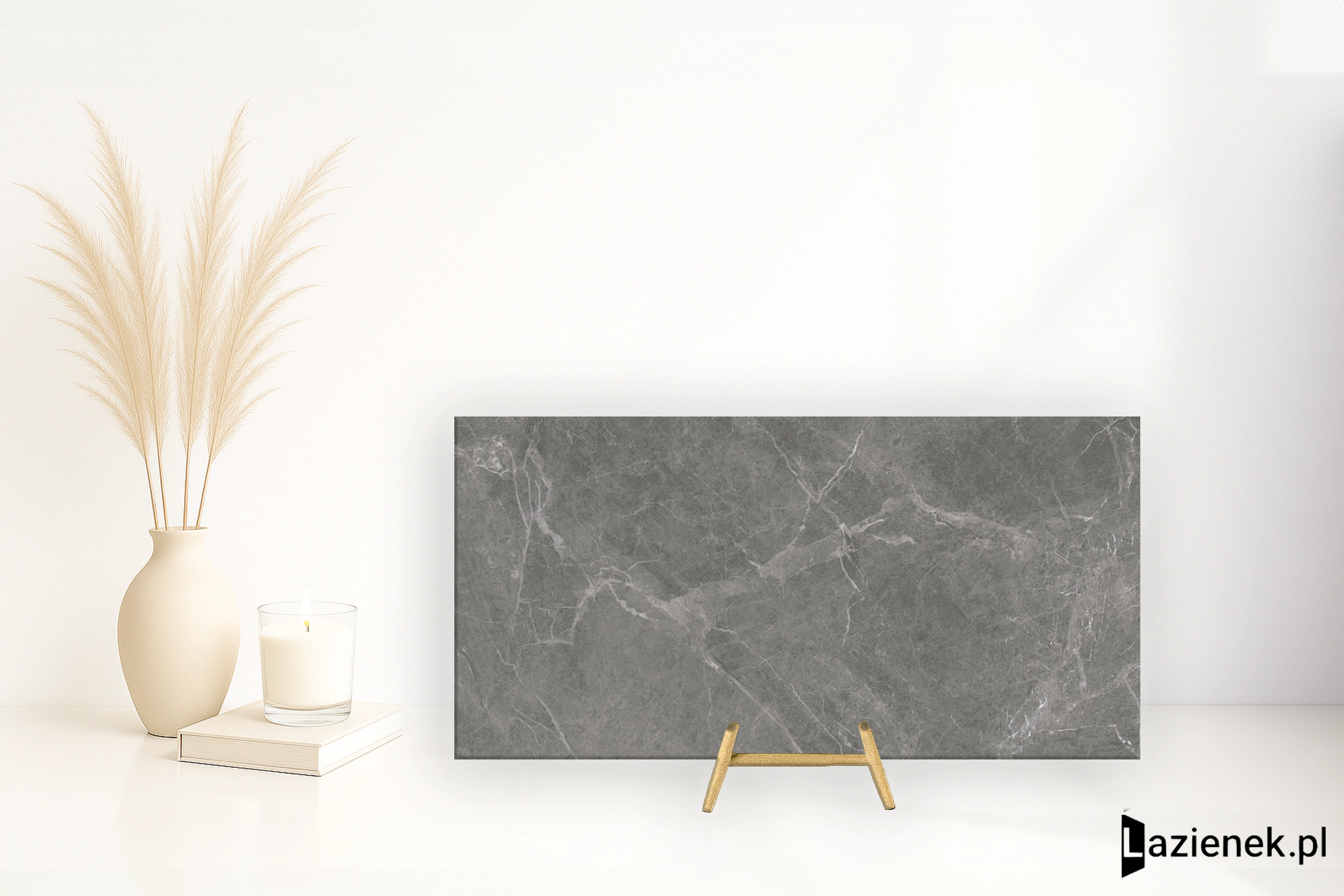 Saime Cave Baltic Grey naturalna 90x180 cm gr. 10 mm - płytka rektyfikowana / 8683278