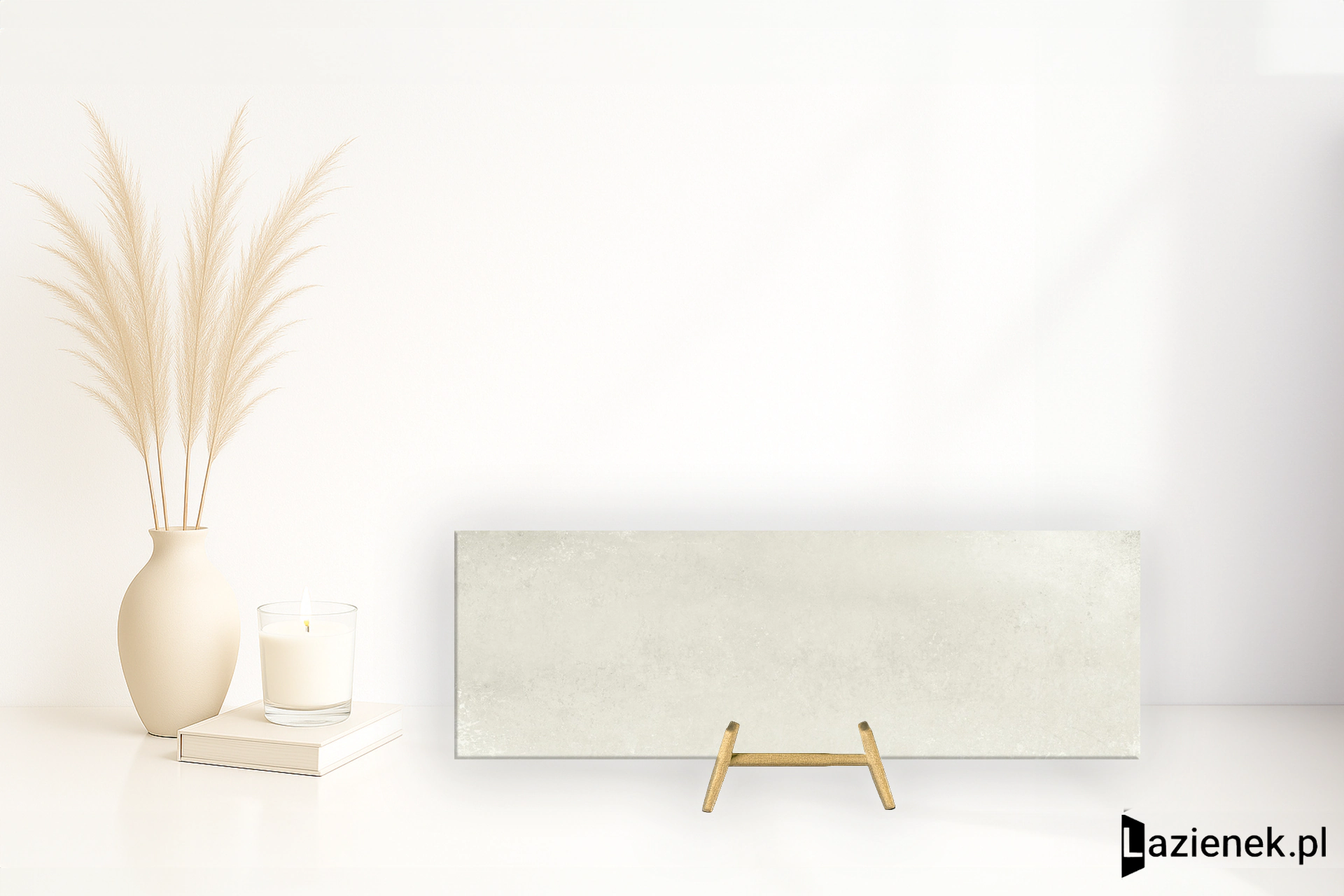Saime Ferrocemento Bianco półpolerowana 30x60 cm gr. 9 mm - płytka nierektyfikowana / 7692014