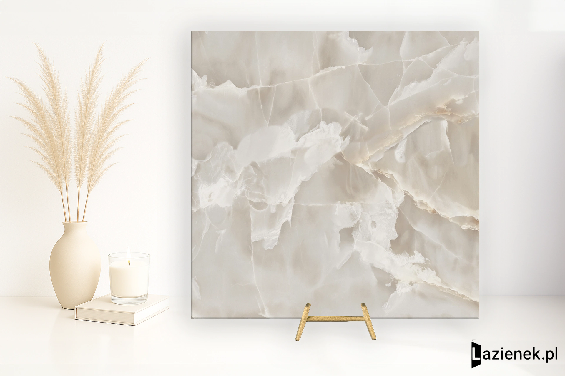 Saime Shine Bianco błyszcząca 60x60 cm gr. 9 mm - płytka rektyfikowana / 8660136