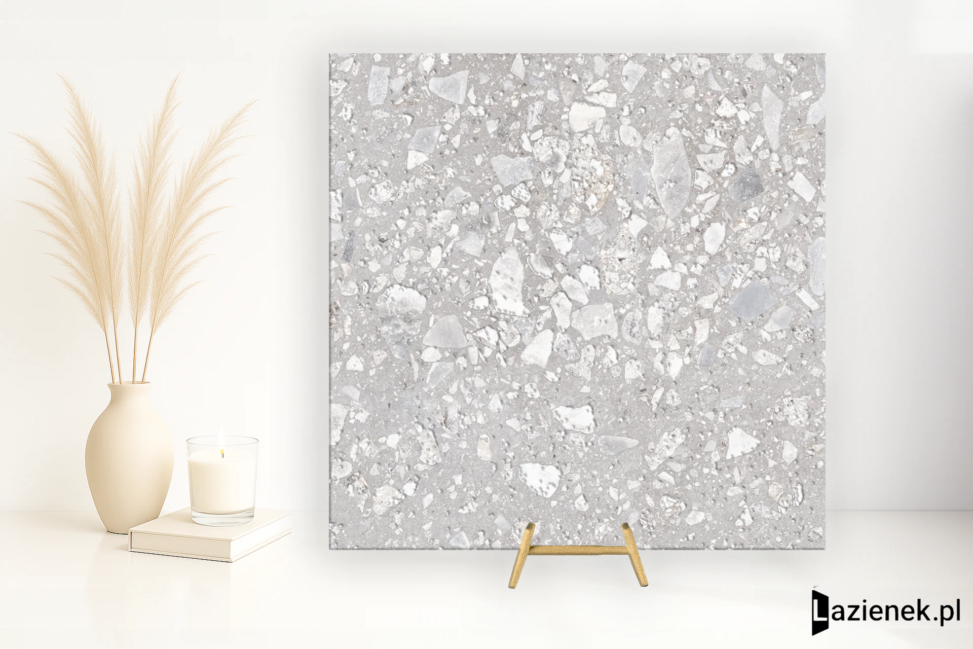 Saime Grestone Silver naturalna 60x60 cm gr. 9 mm - płytka rektyfikowana / T680170