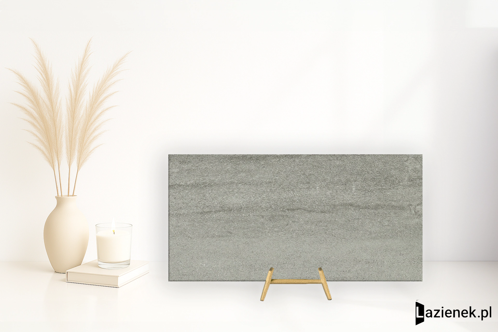 Saime Kaleido Cenere półpolerowana 30x60 cm gr. 9 mm - płytka rektyfikowana / 8600118
