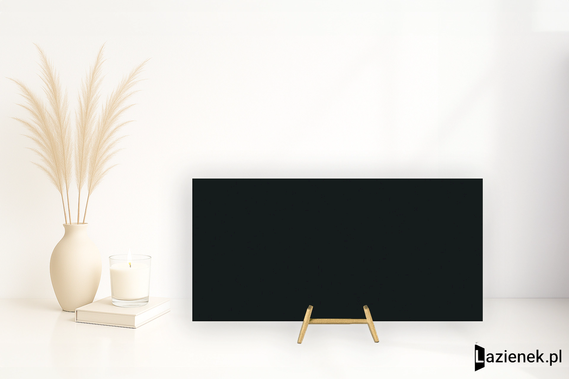 Saime 160X320 Absolute Black błyszcząca 160x320 cm gr. 12 mm - płytka nierektyfikowana / T616210