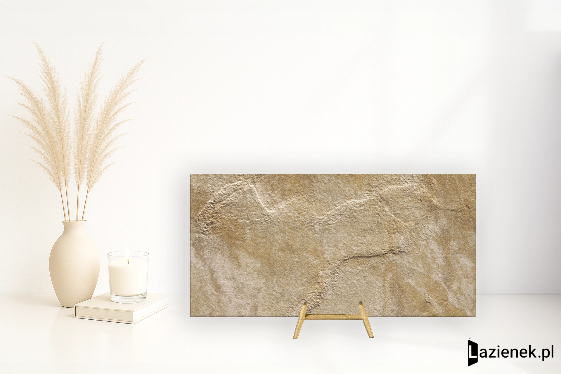 Saime Eternity Gold naturalna 30x60 cm gr. 9 mm - płytka nierektyfikowana / 6500395