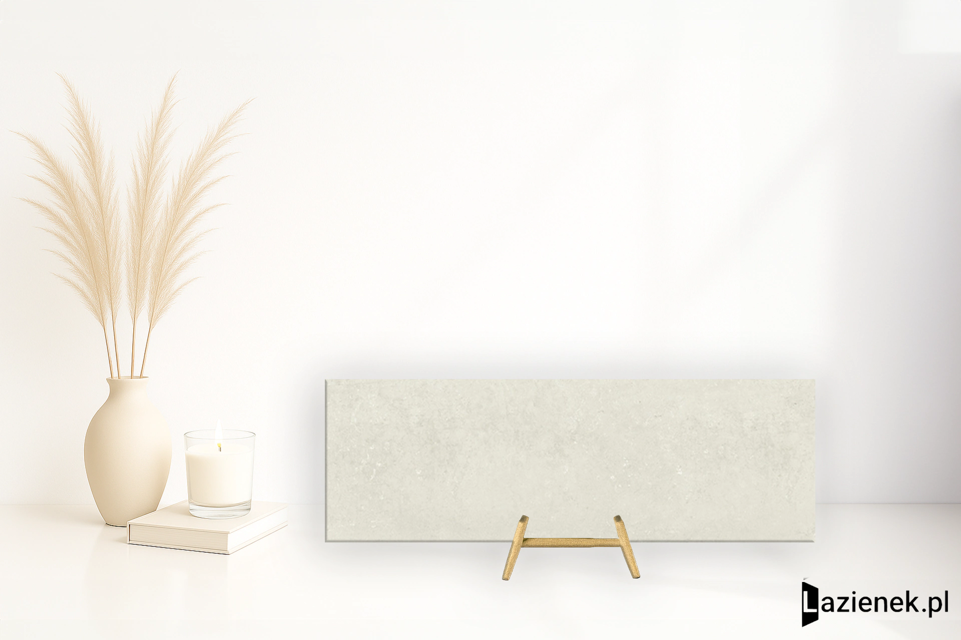 Saime Ferrocemento Bianco naturalna 30x90 cm gr. 6 mm - płytka rektyfikowana / T621925