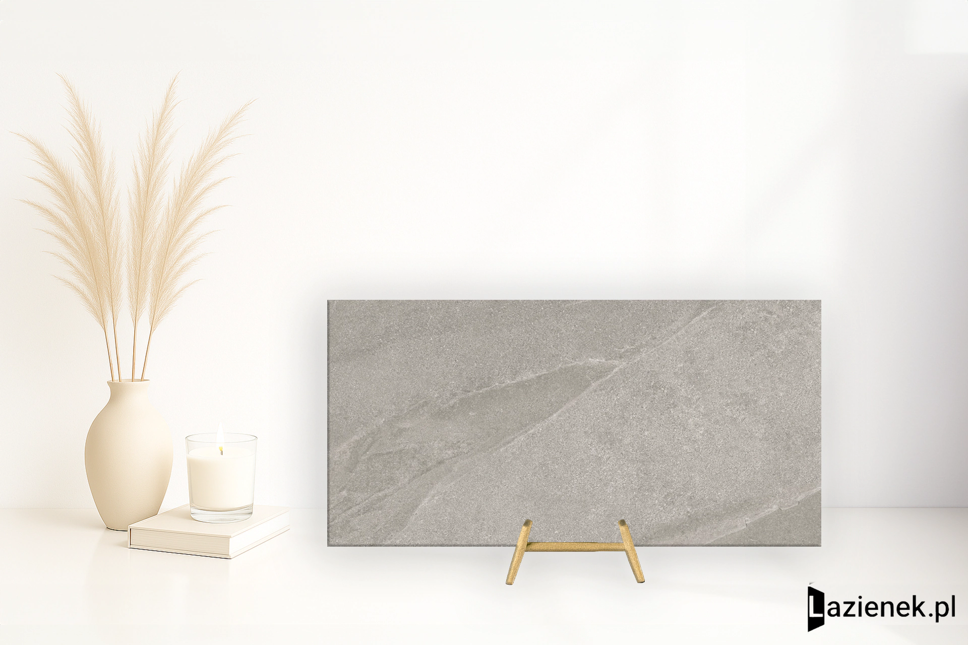 Saime Titano Cenere naturalna 30x60 cm gr. 9 mm - płytka rektyfikowana / 8661045