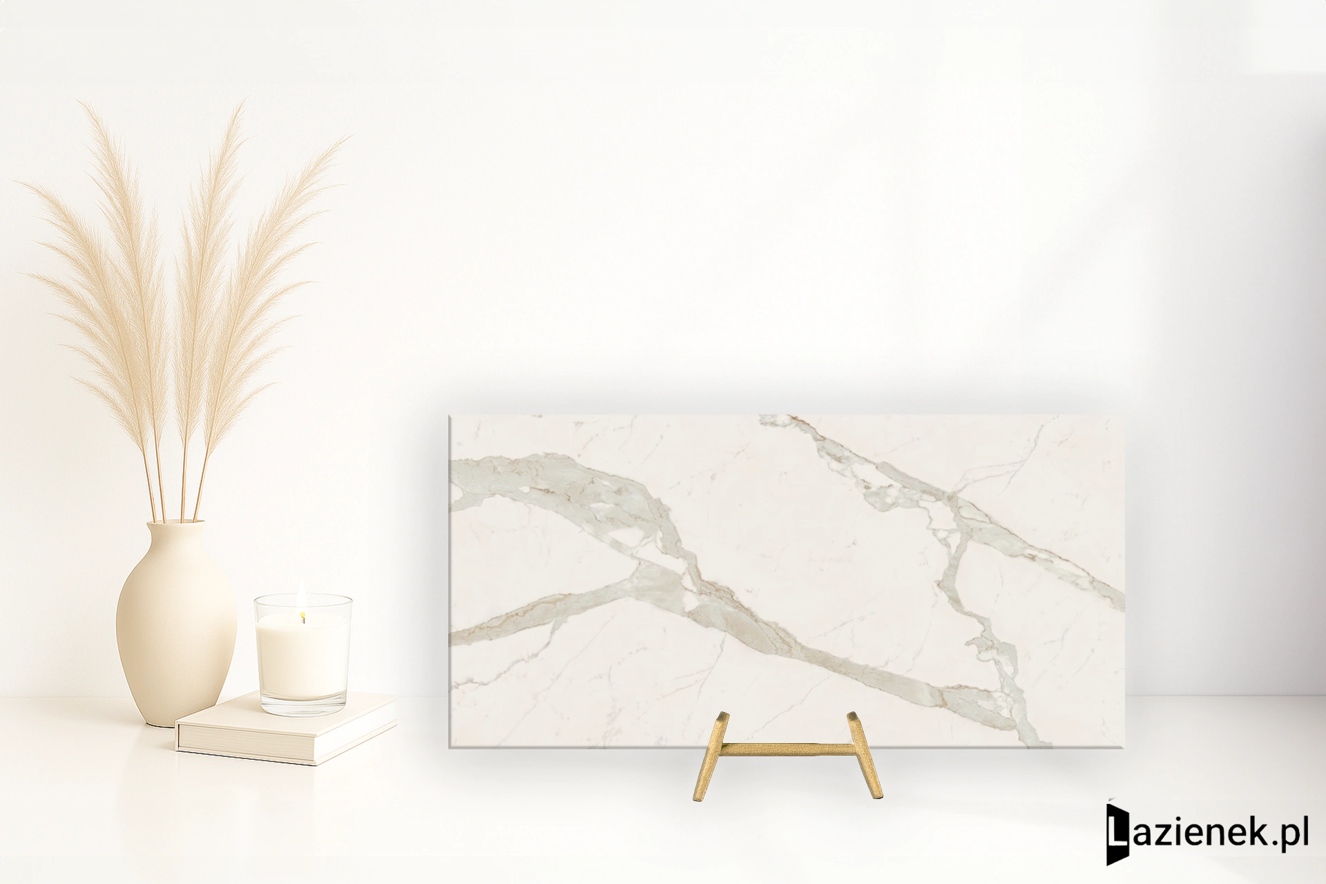 Saime 160X320 Bernini Gold B błyszcząca 160x320 cm gr. 12 mm - płytka nierektyfikowana / T616269