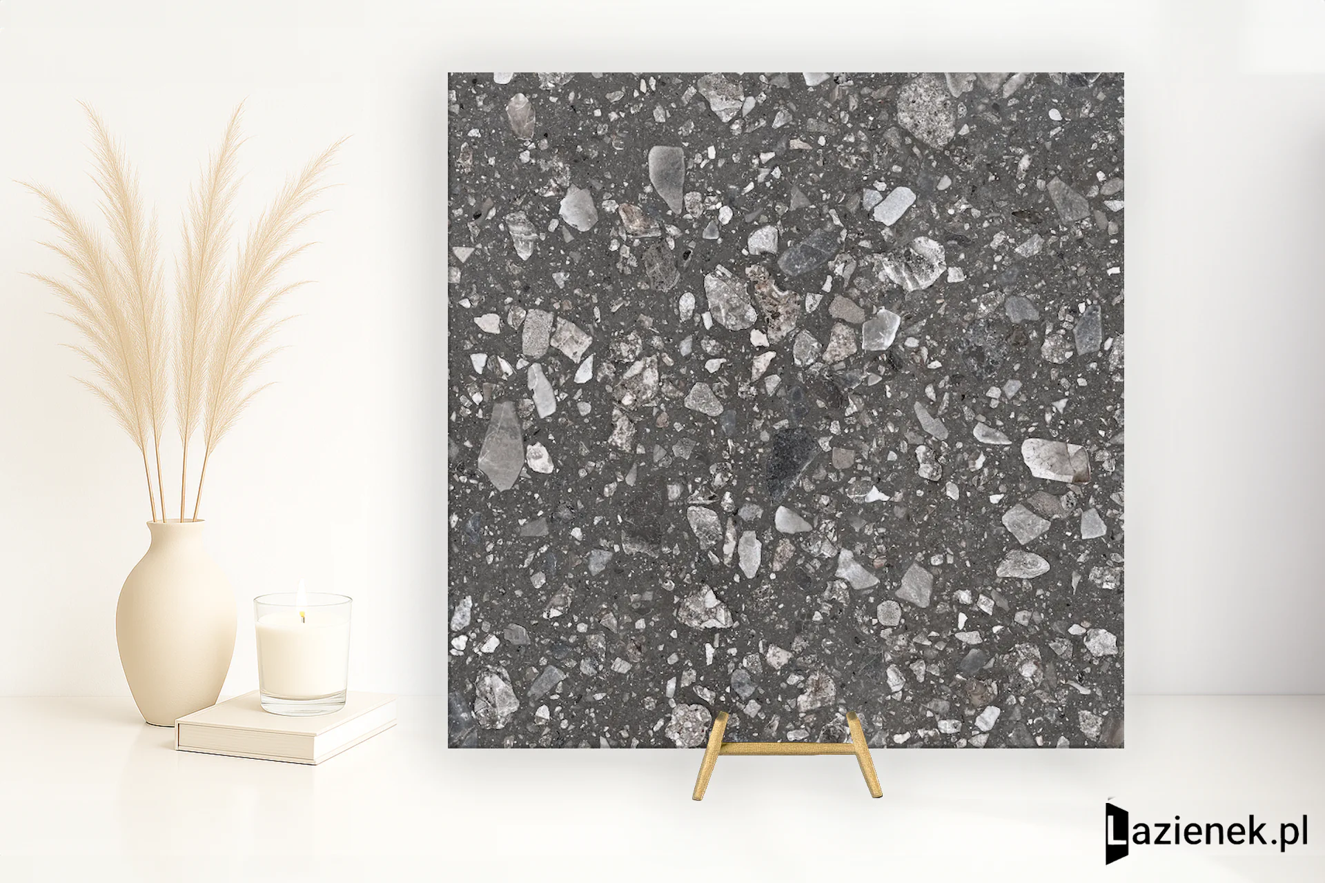 Saime Grestone Dark naturalna 60x60 cm gr. 9 mm - płytka rektyfikowana / T680168