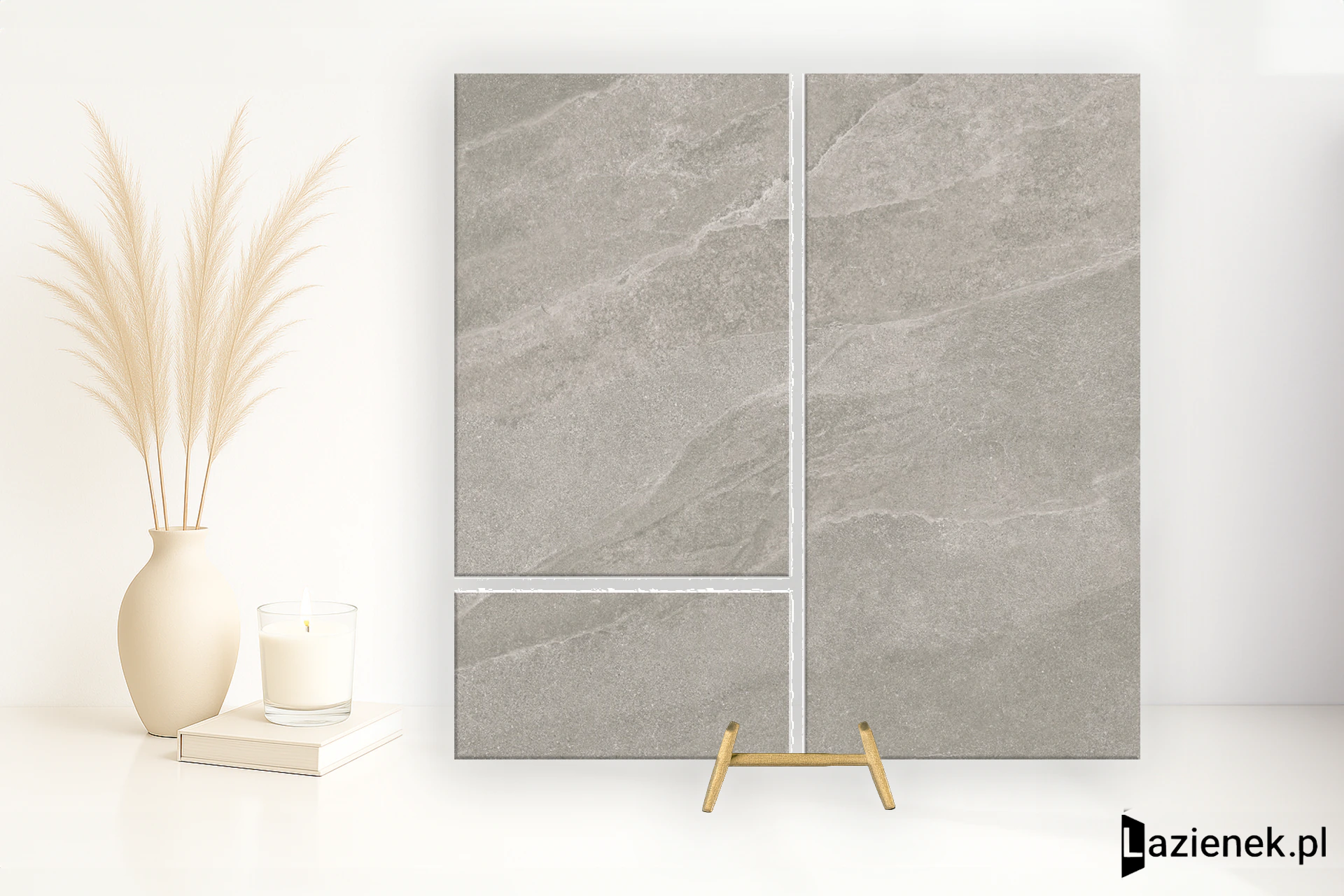 Saime Titano Cenere antypoślizgowa 60x120 cm gr. 9 mm - płytka nierektyfikowana / 8661151