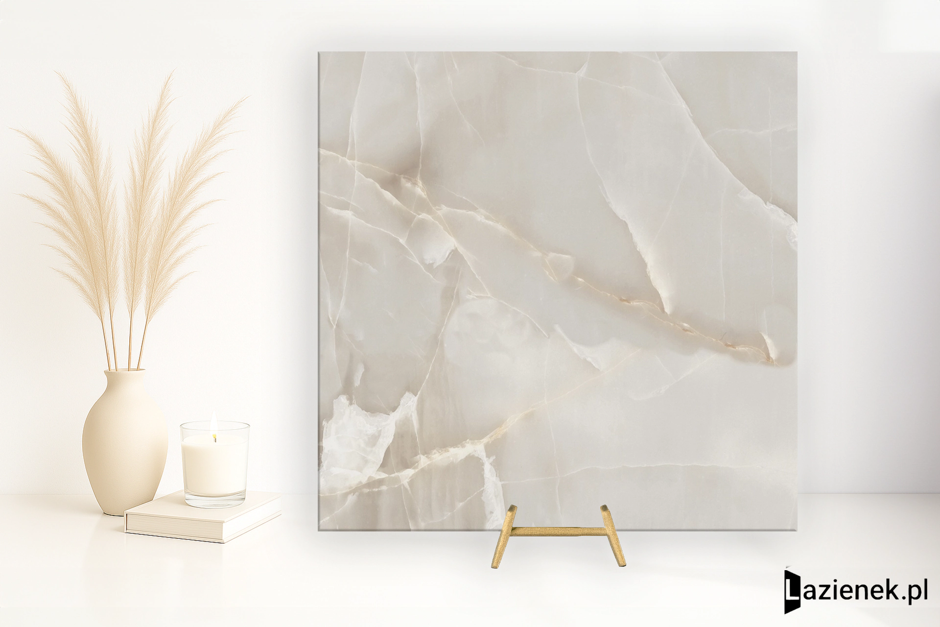 Saime Shine Bianco naturalna 60x60 cm gr. 9 mm - płytka rektyfikowana / 8660036
