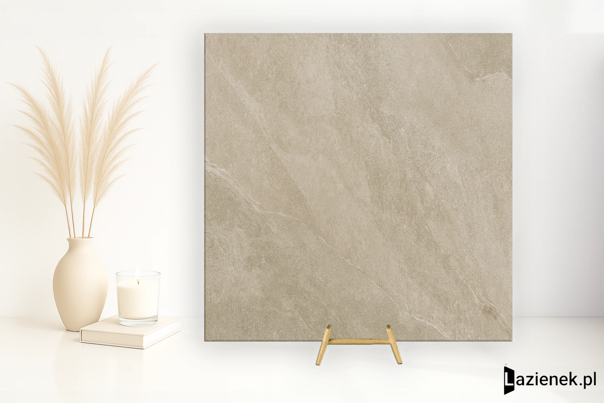 Saime Titano Beige szorstka 90x90 cm gr. 6 mm - płytka rektyfikowana / T624166