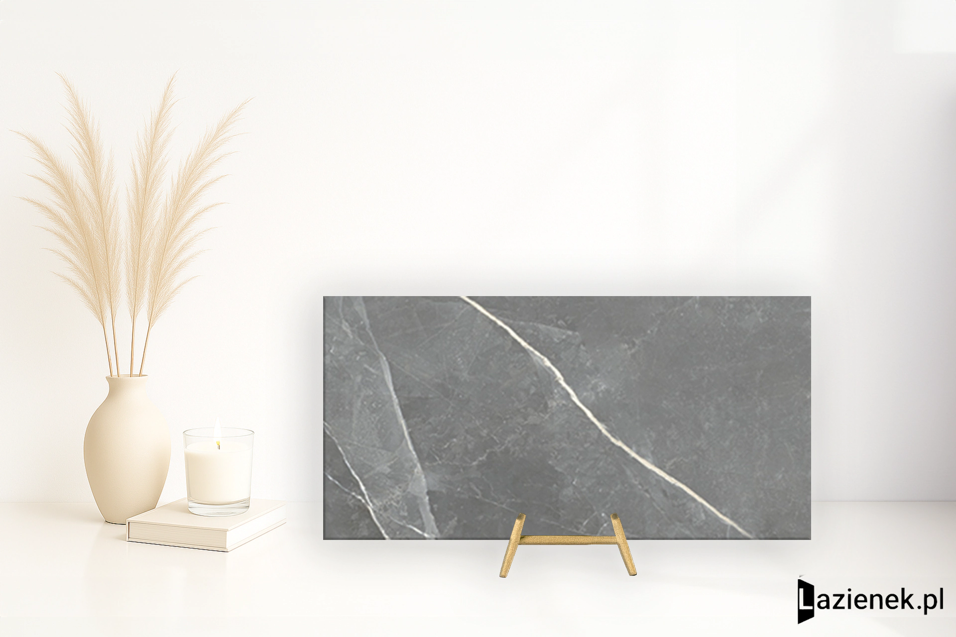 Saime Royal Grey błyszcząca 30x60 cm gr. 9 mm - płytka rektyfikowana / 8600296