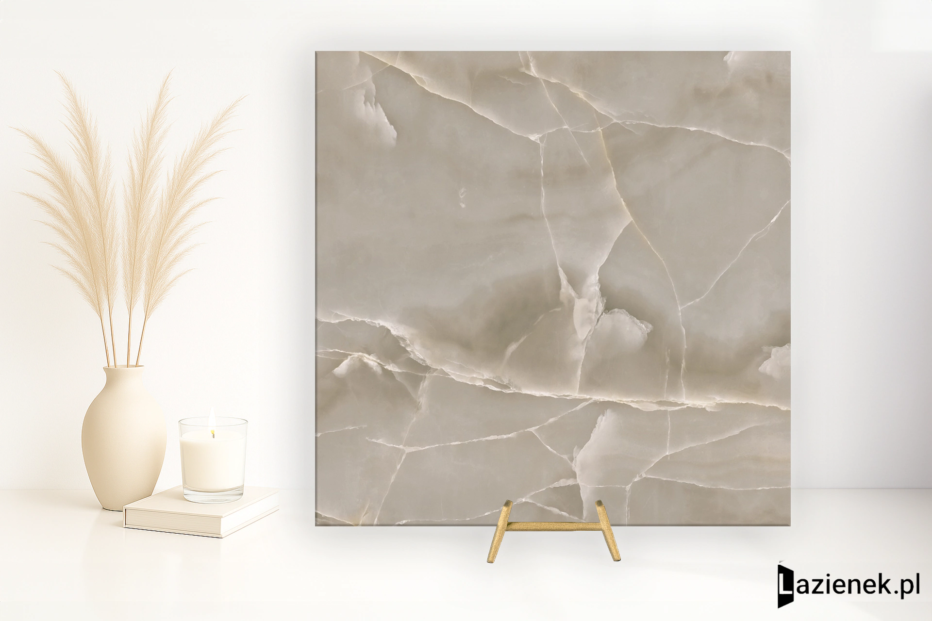 Saime Shine Crema błyszcząca 60x60 cm gr. 9 mm - płytka rektyfikowana / 8660146